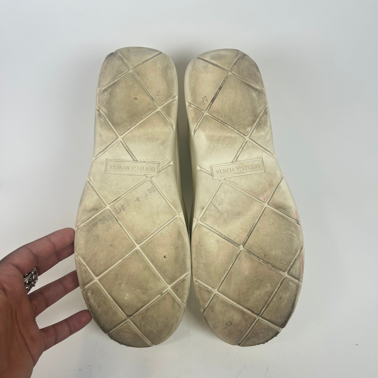 Bottega Veneta Beige Puddle Boots Size 44