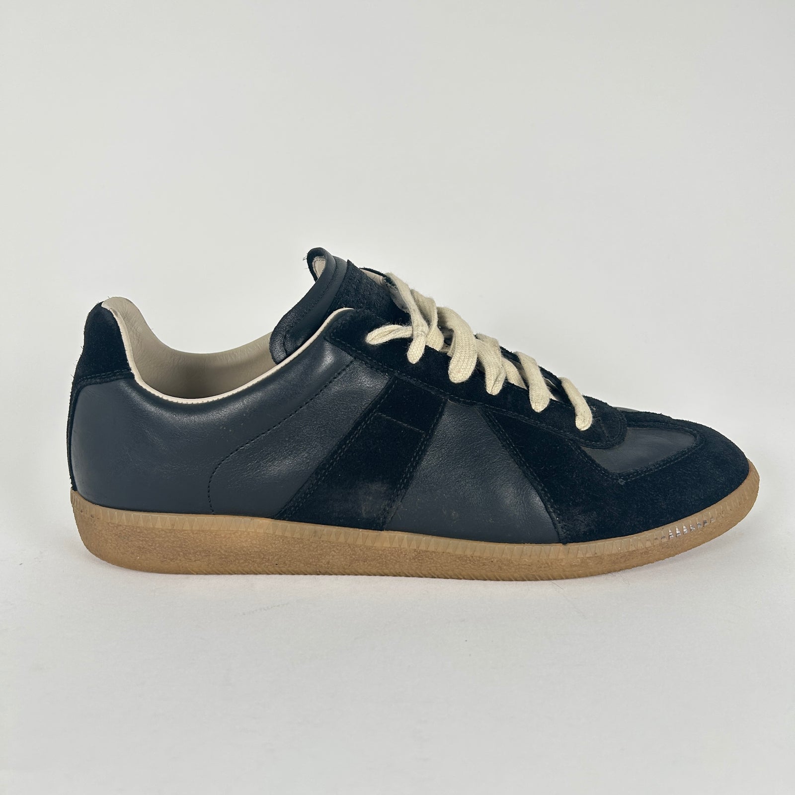 Maison Margiela Black Gum Sole Repilca Gats Size 43