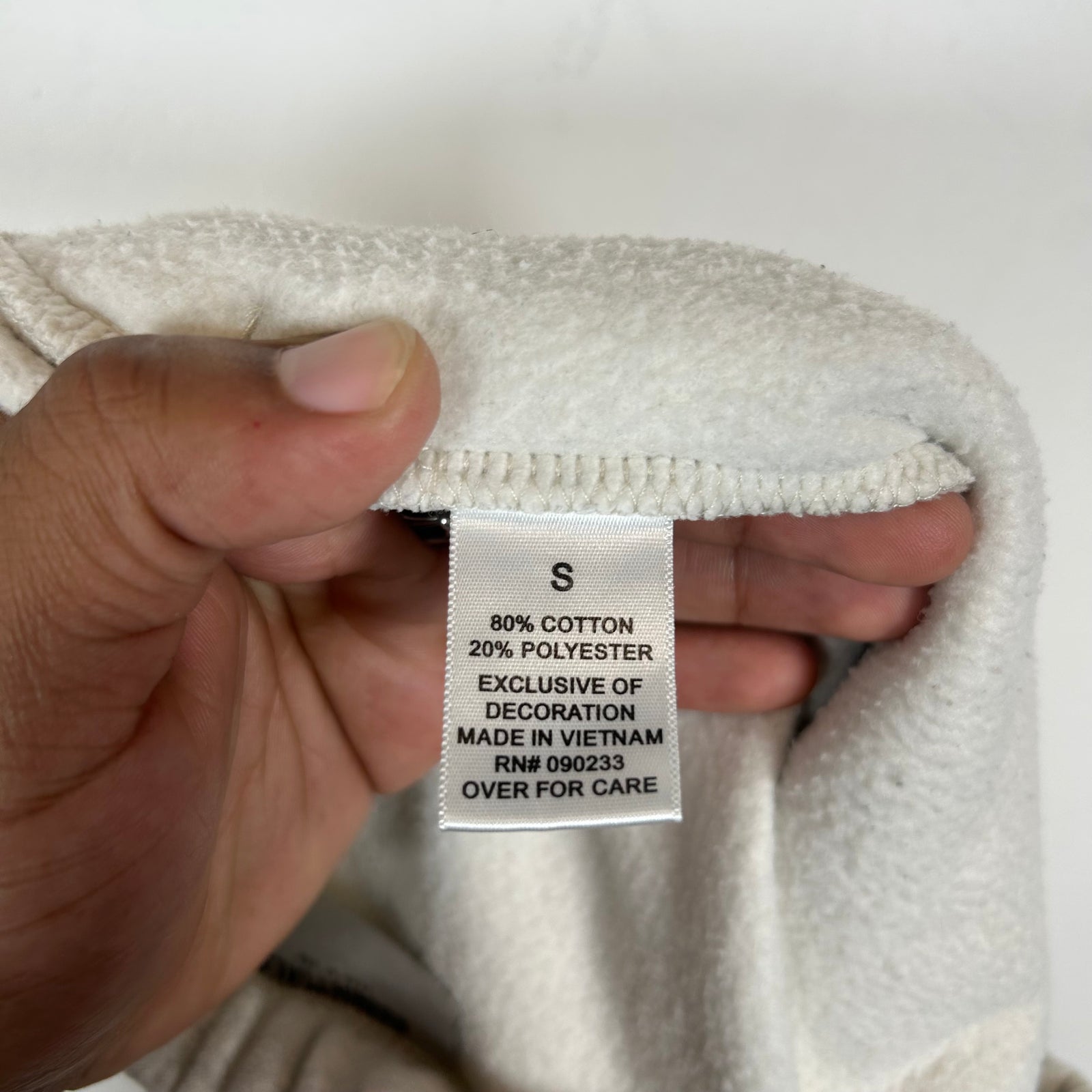 Essentials Heather Grey Logo Sweatpants Size S