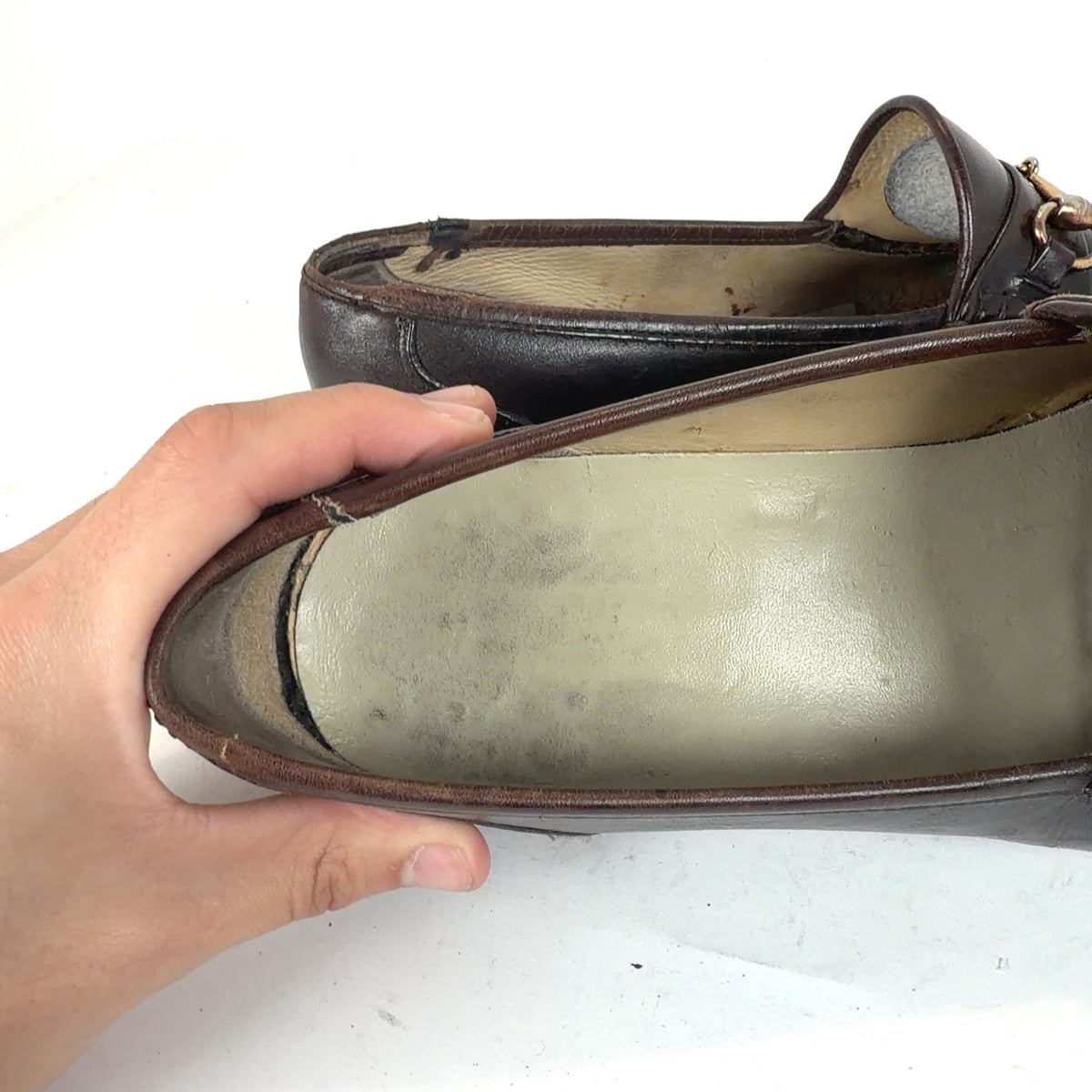 Gucci Vintage Leather Horsebit Loafer