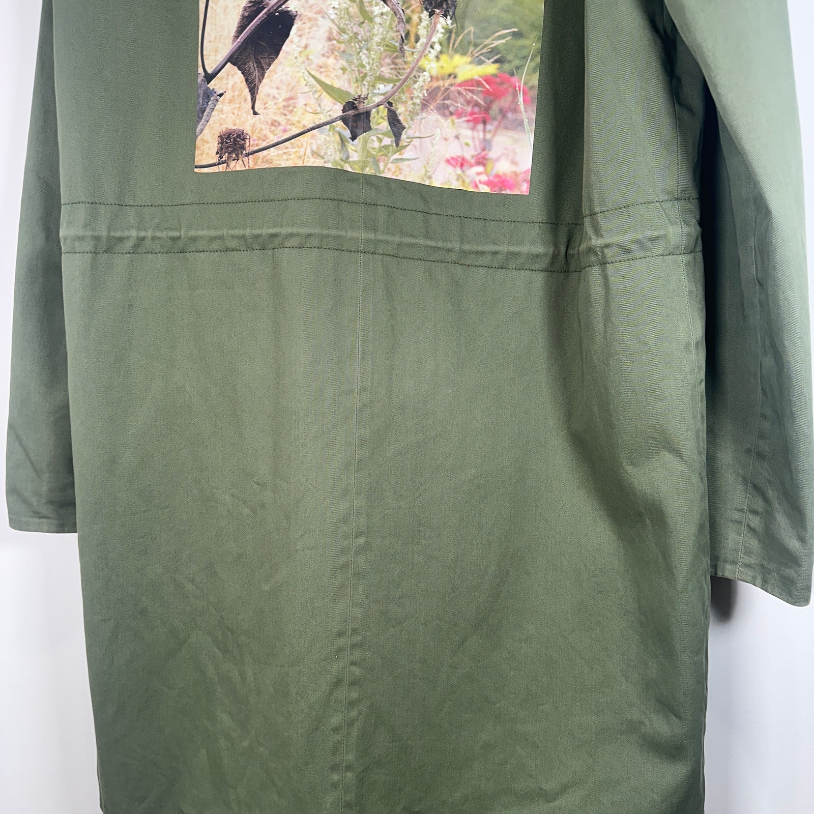 Raf Simons x Sterling Ruby FW14 Green Patches Parka Size 46