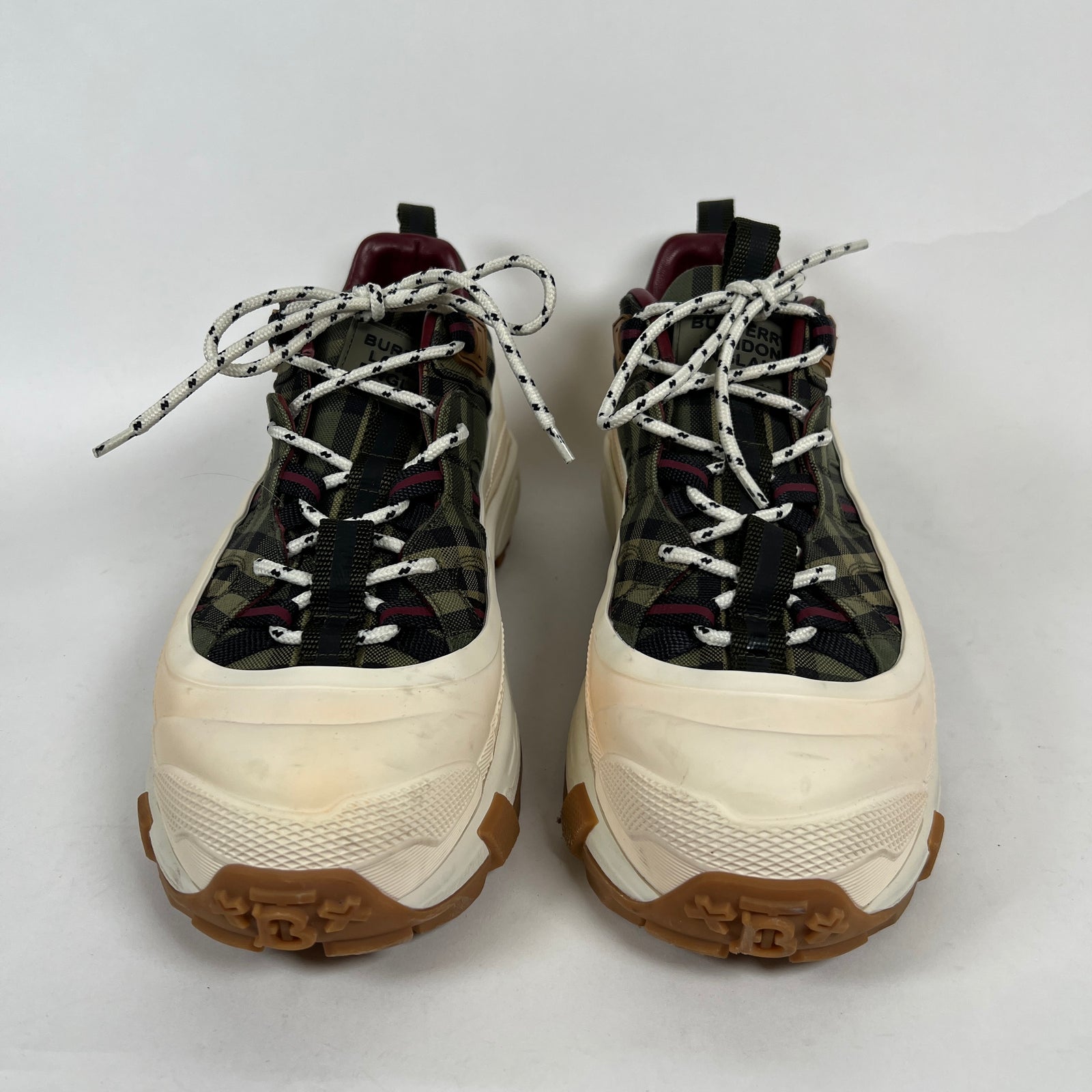 Burberry Arthur Mil Green Sneaker Size 43
