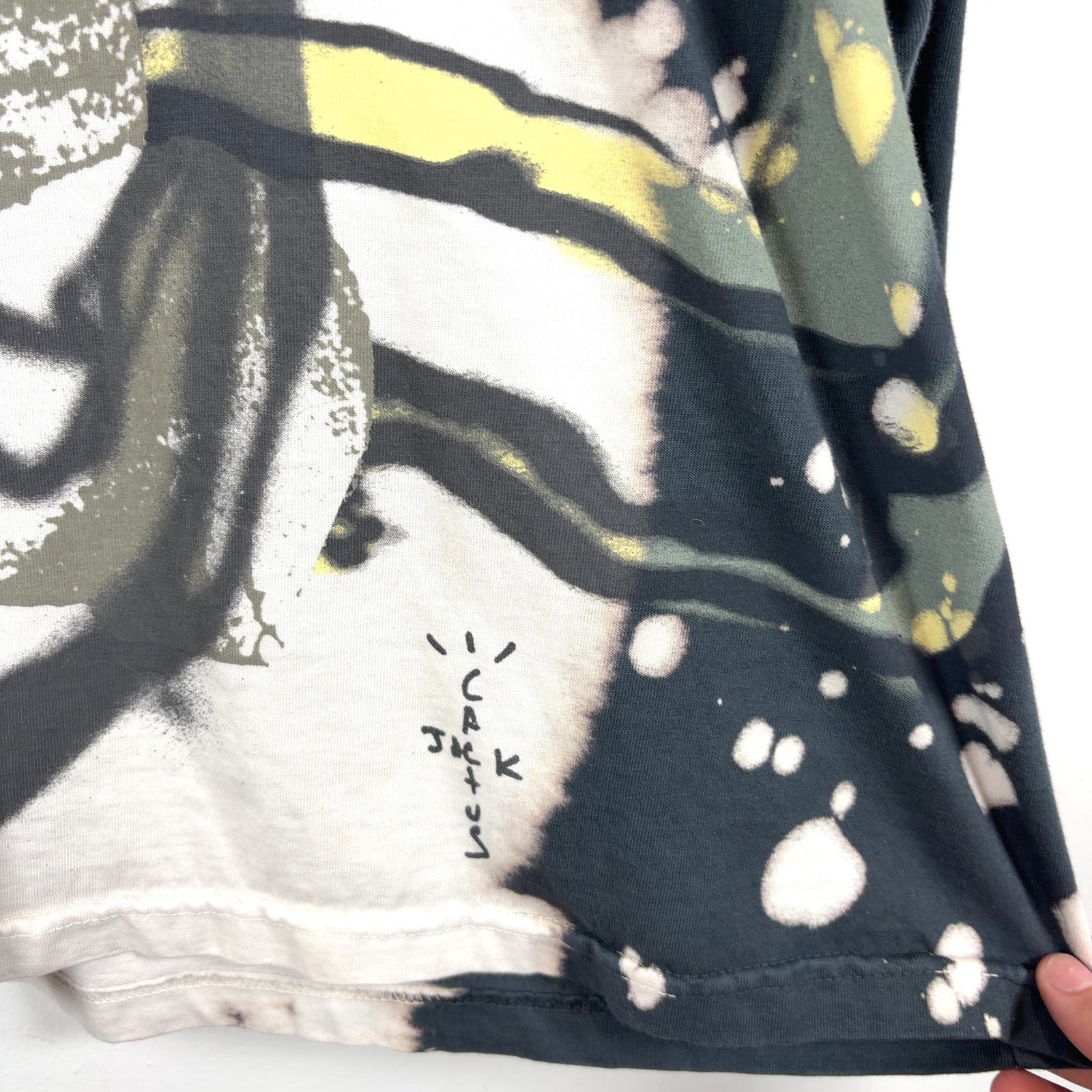 Cactus Jack x Kaws Tye-Dye Logo Long-Sleeve T-Shirt