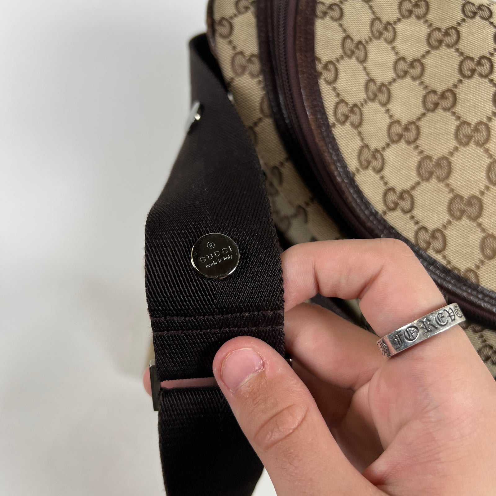 Gucci GG Canvas Diaper Bag