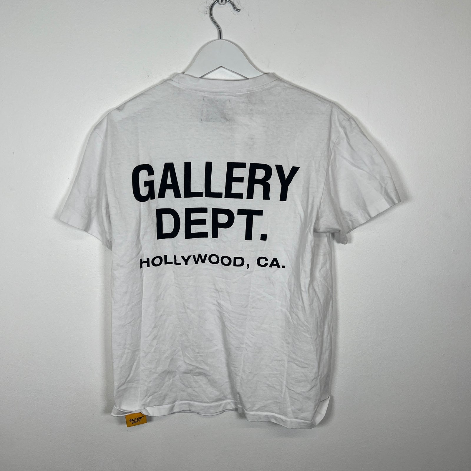 Gallery Dept Logo White T-Shirt Size S