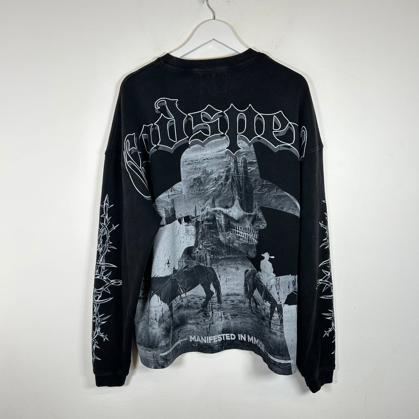 Godspeed Black 'Once Upon A Time' Thermal Longsleeve Size L