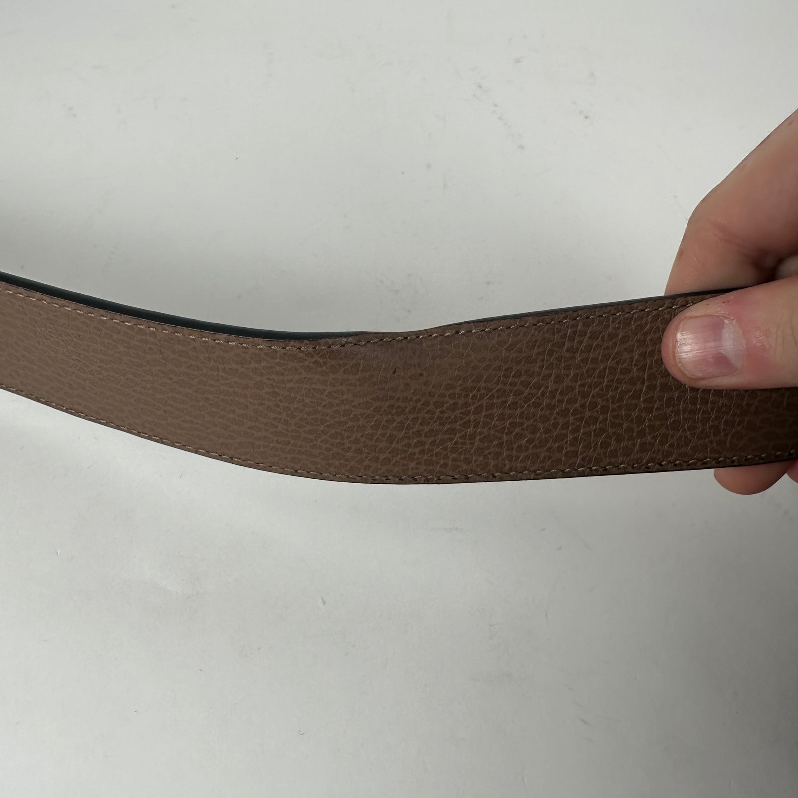 Gucci Black Interlocking "GG" Belt Size 34
