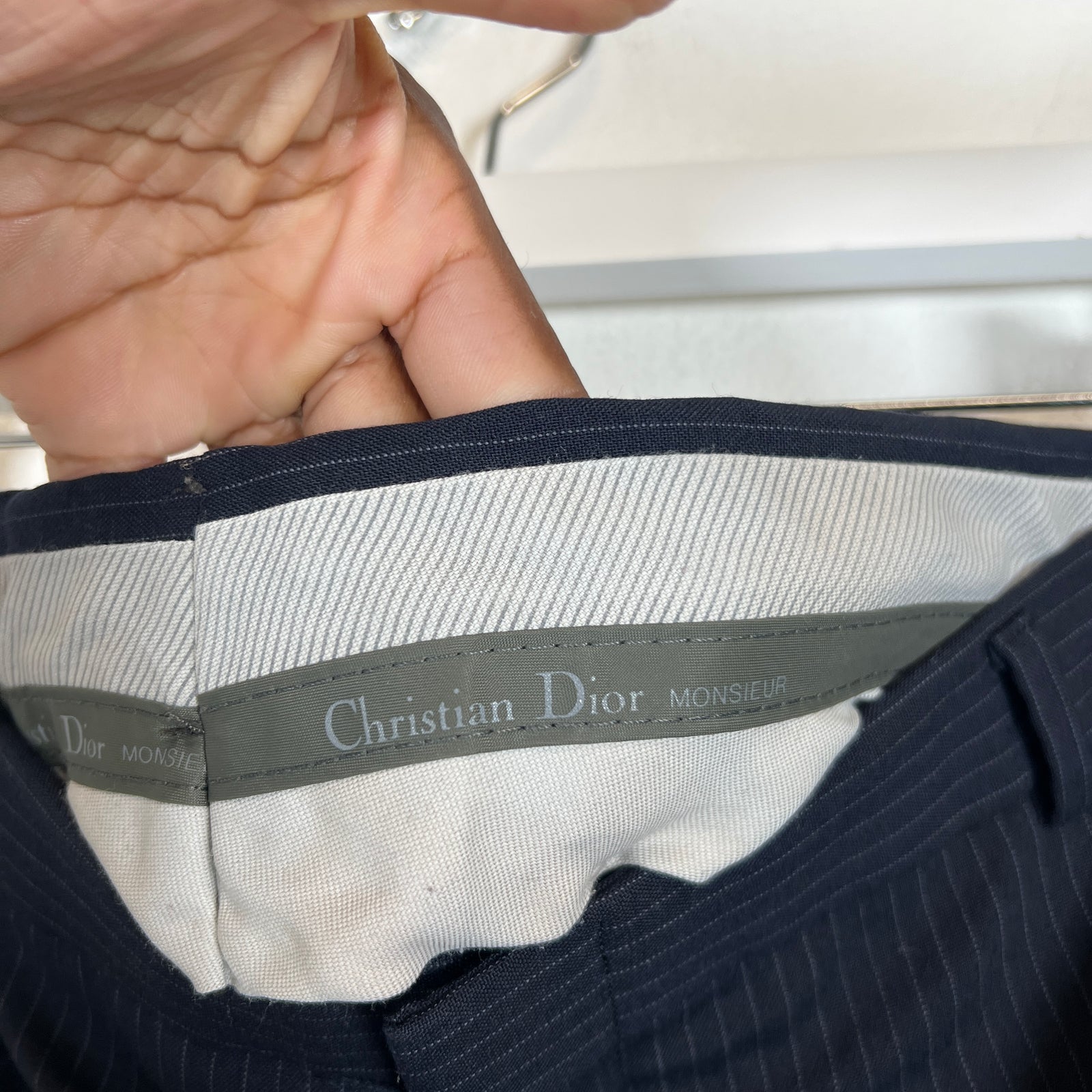 Christian Dior Monsieur Navy Dress Pants Size 32