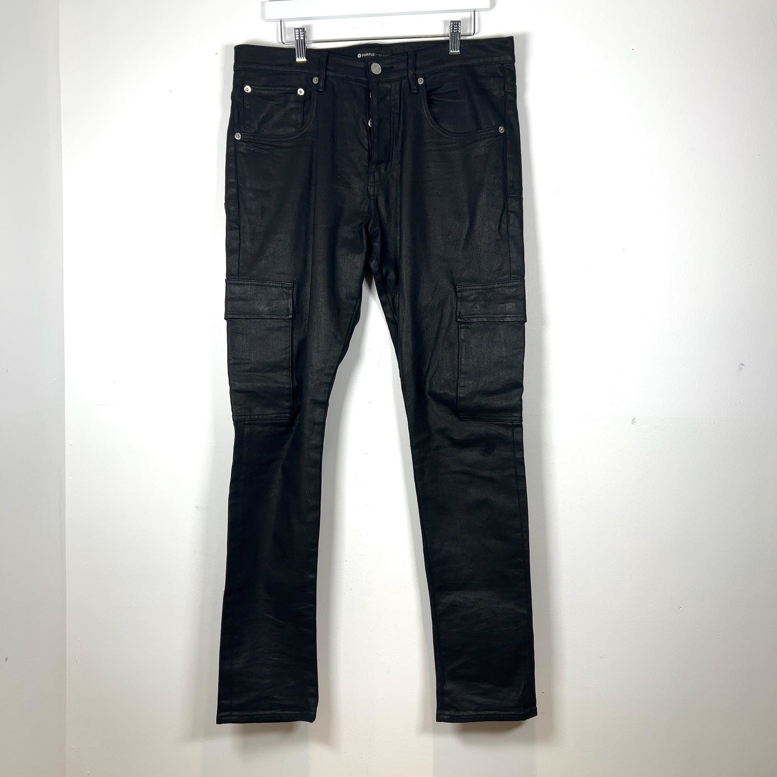 Purple Brand Waxed Carpenter Jeans