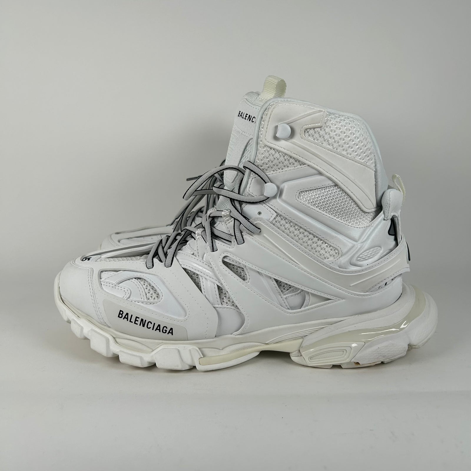 Balenciaga Hike White High Top Track Sneaker Size 12