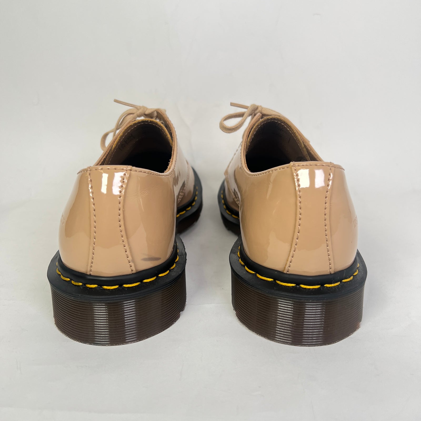 Undercover x Dr. Martens Beige 1461 Patent Leather Derby Shoes Size 10