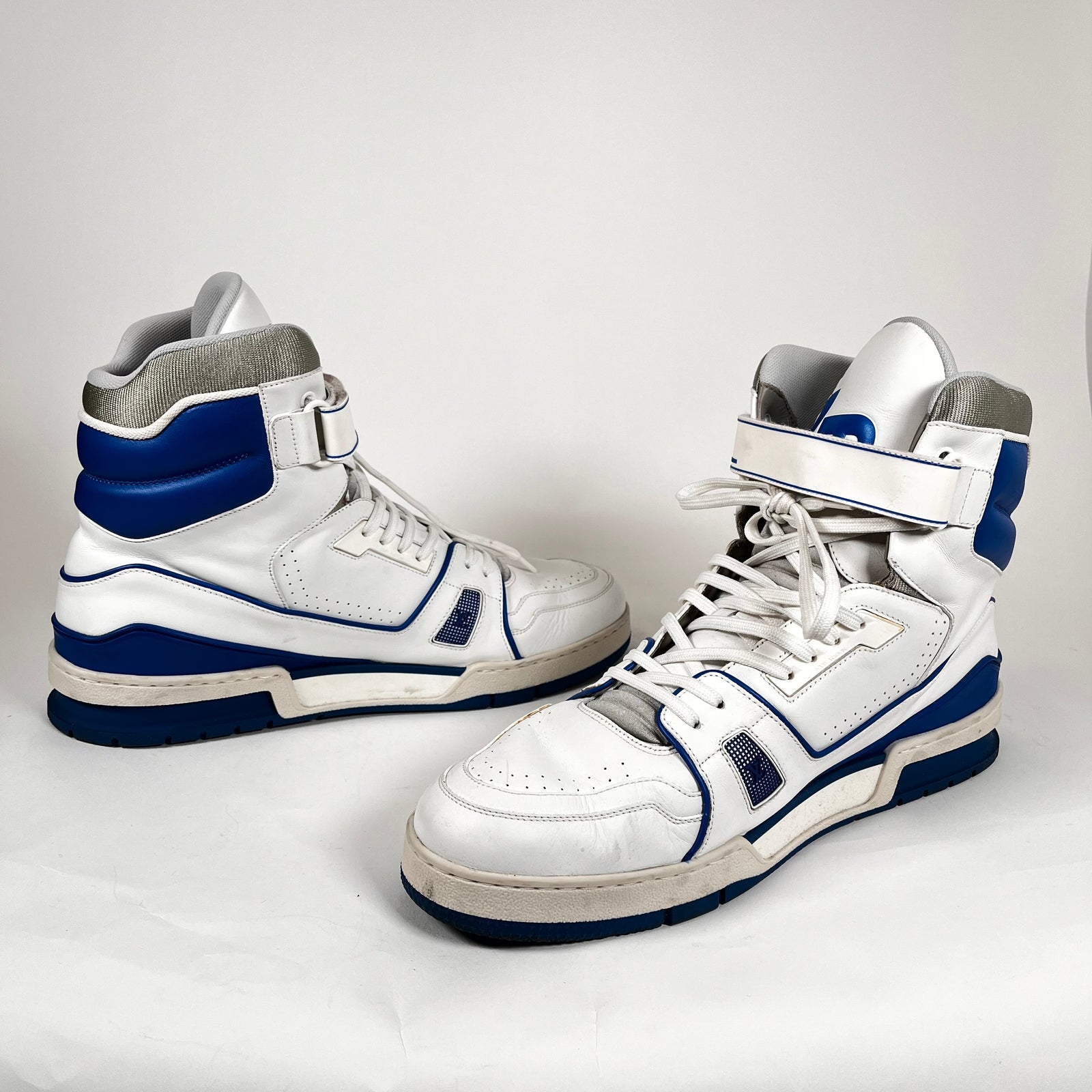 Louis Vuitton Blue High Trainers LV 12