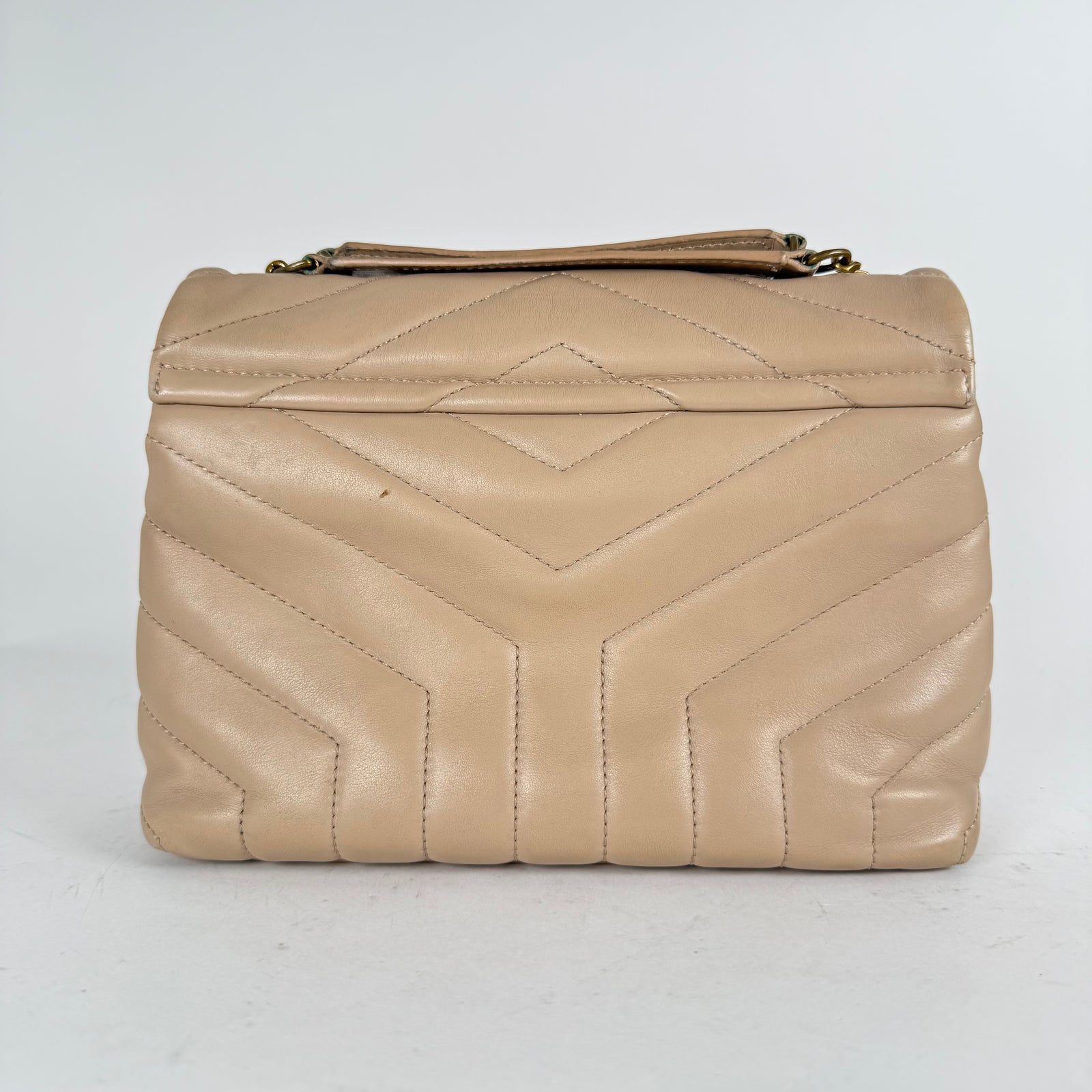 Saint Laurent LouLou Matelasse Chevron Shoulder Bag