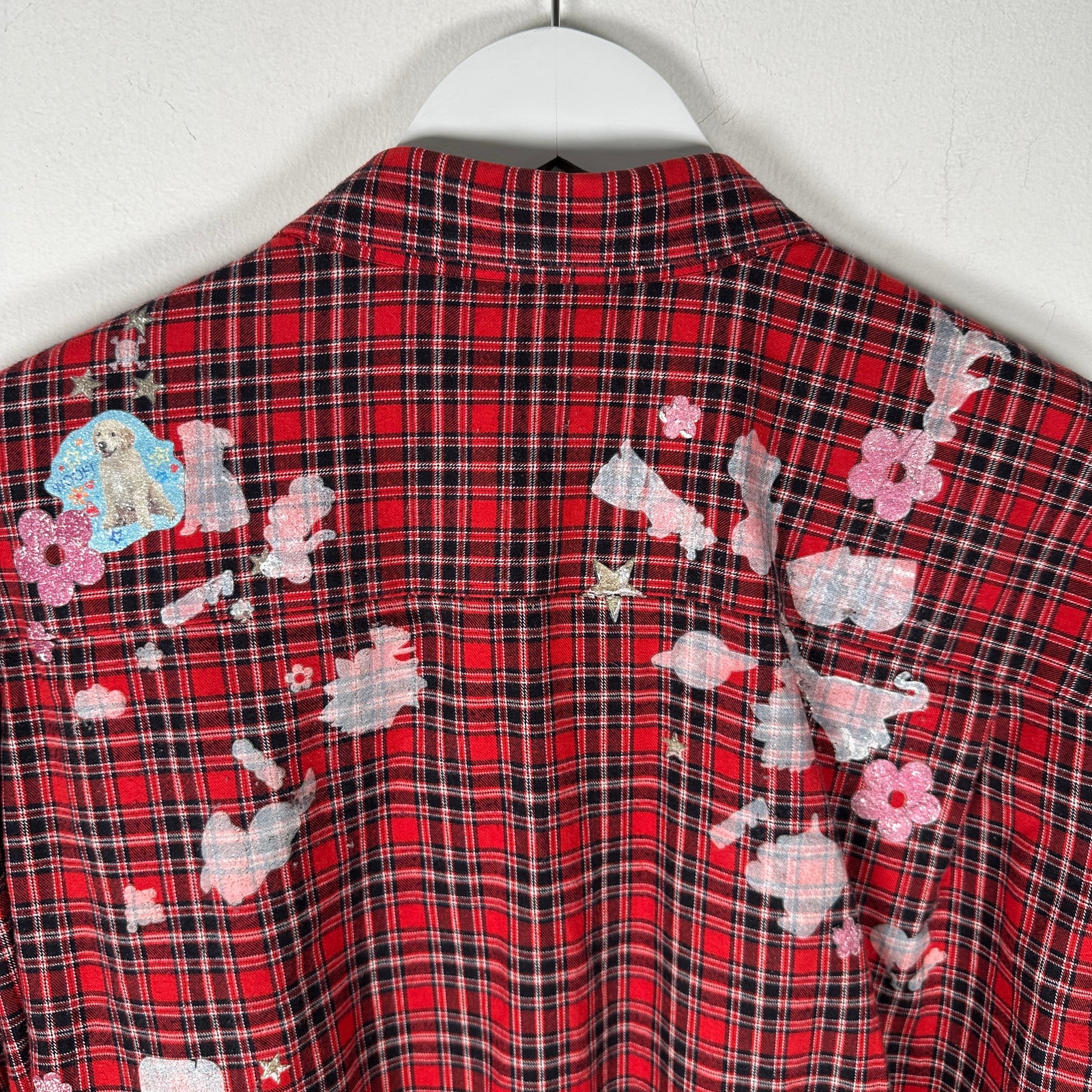 Vetements AW18 Sticker Flannel Size S