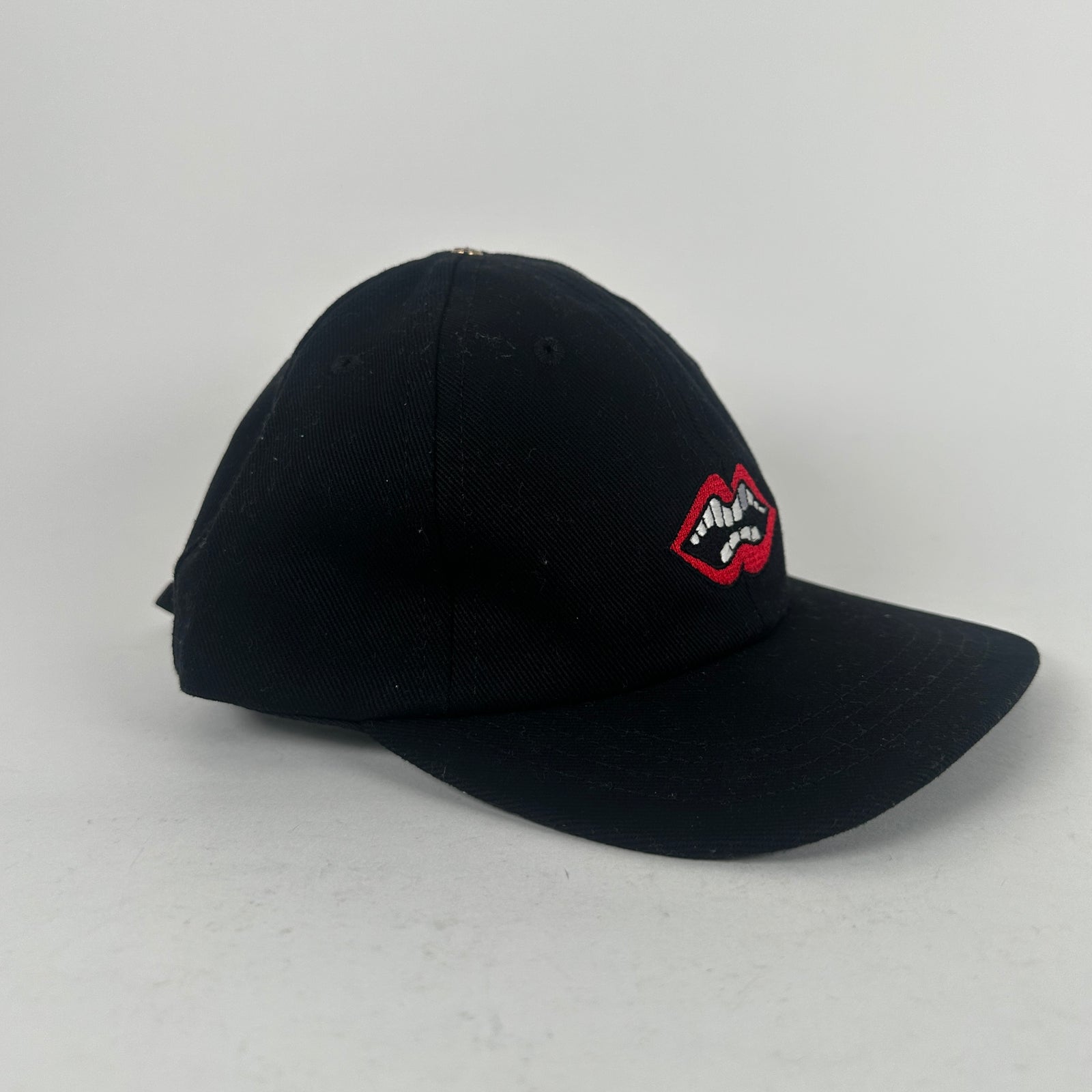 Chrome Hearts Matty Boy Lips Leather Strapback Hat