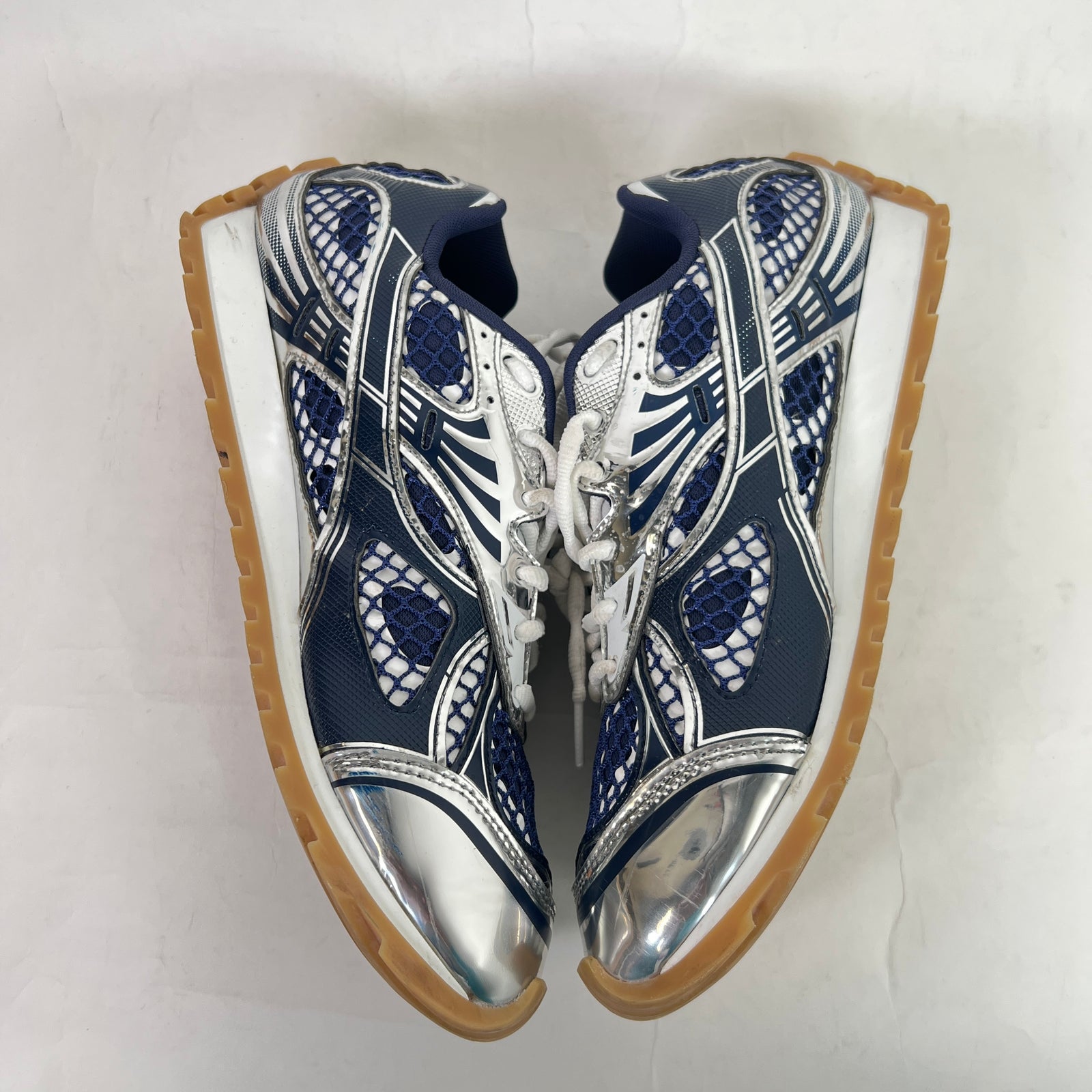 Bottega Veneta Navy Orbit Sneaker Size 43