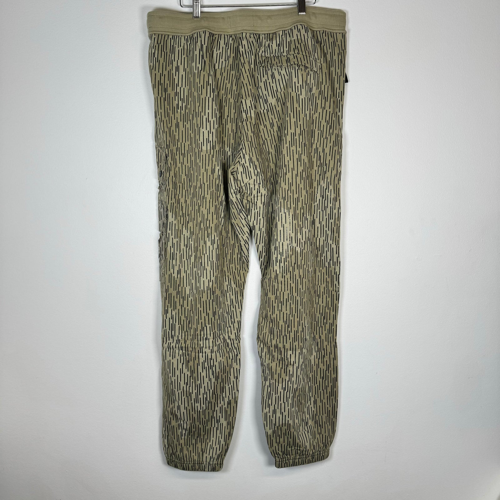Stone Island Fleece Rain Camo Sweatpants Size 2XL