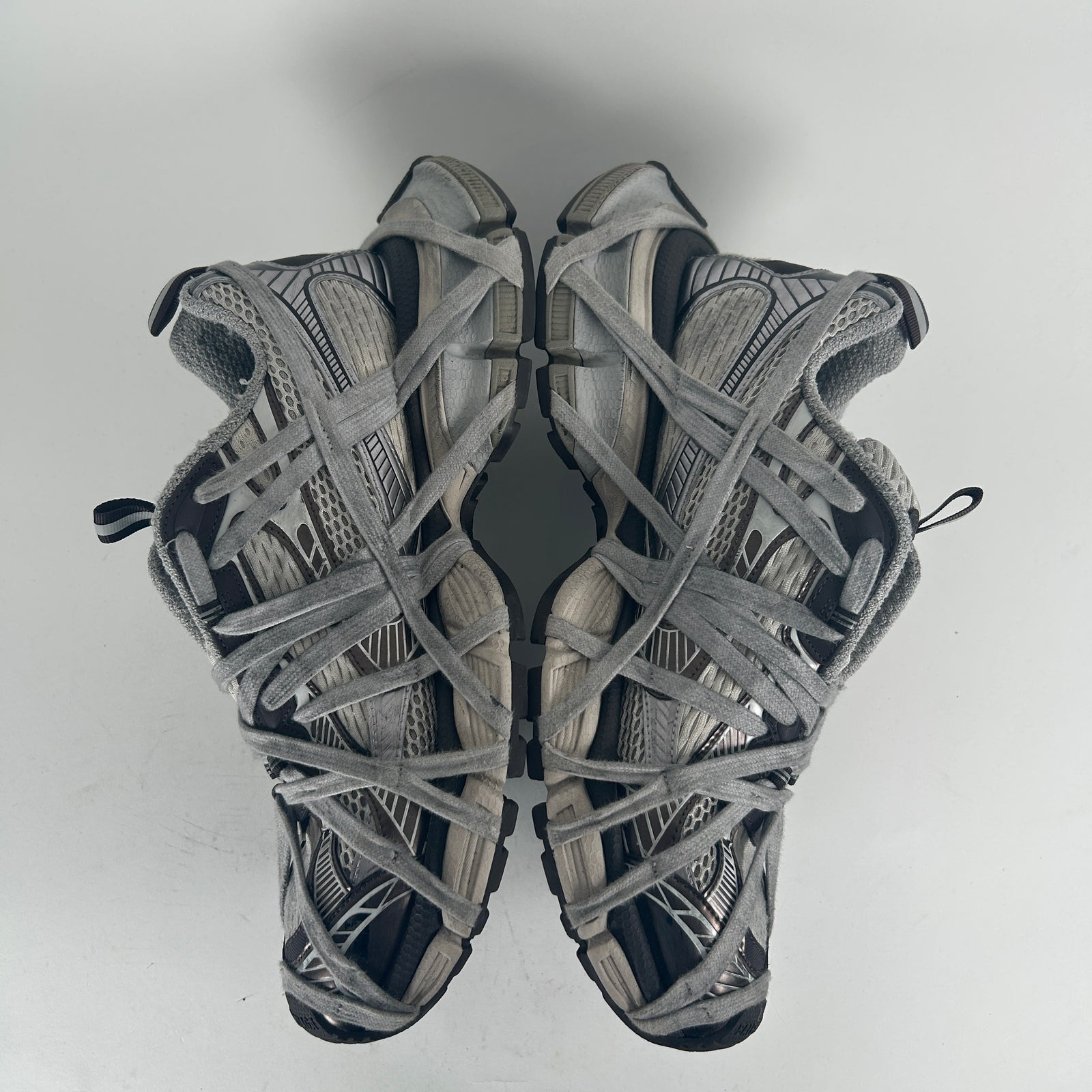 Balenciaga Grey 3XL Extreme Laces Sneaker Size 44
