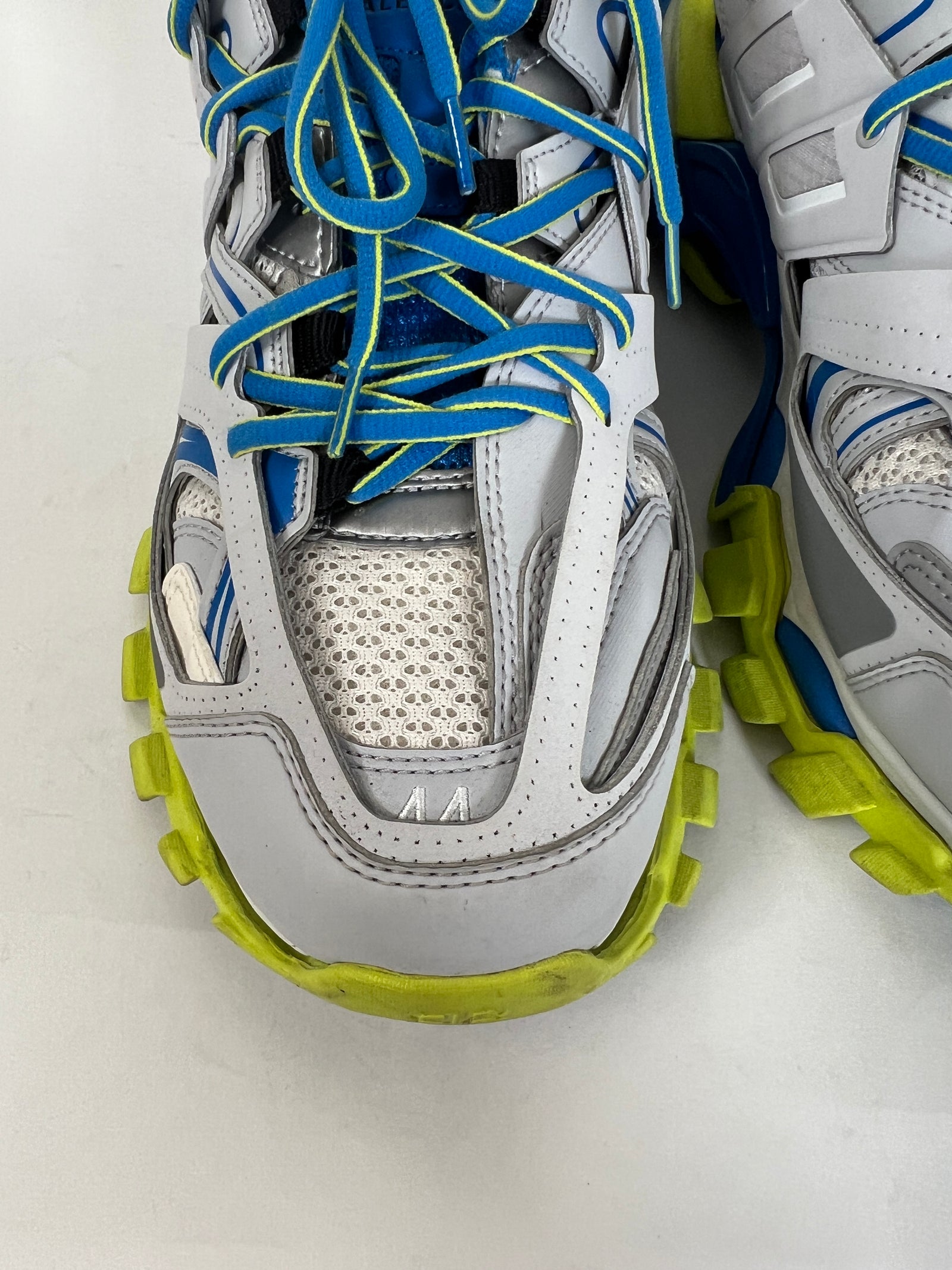 Balenciaga Grey/Blue Track Sneakers Size 44