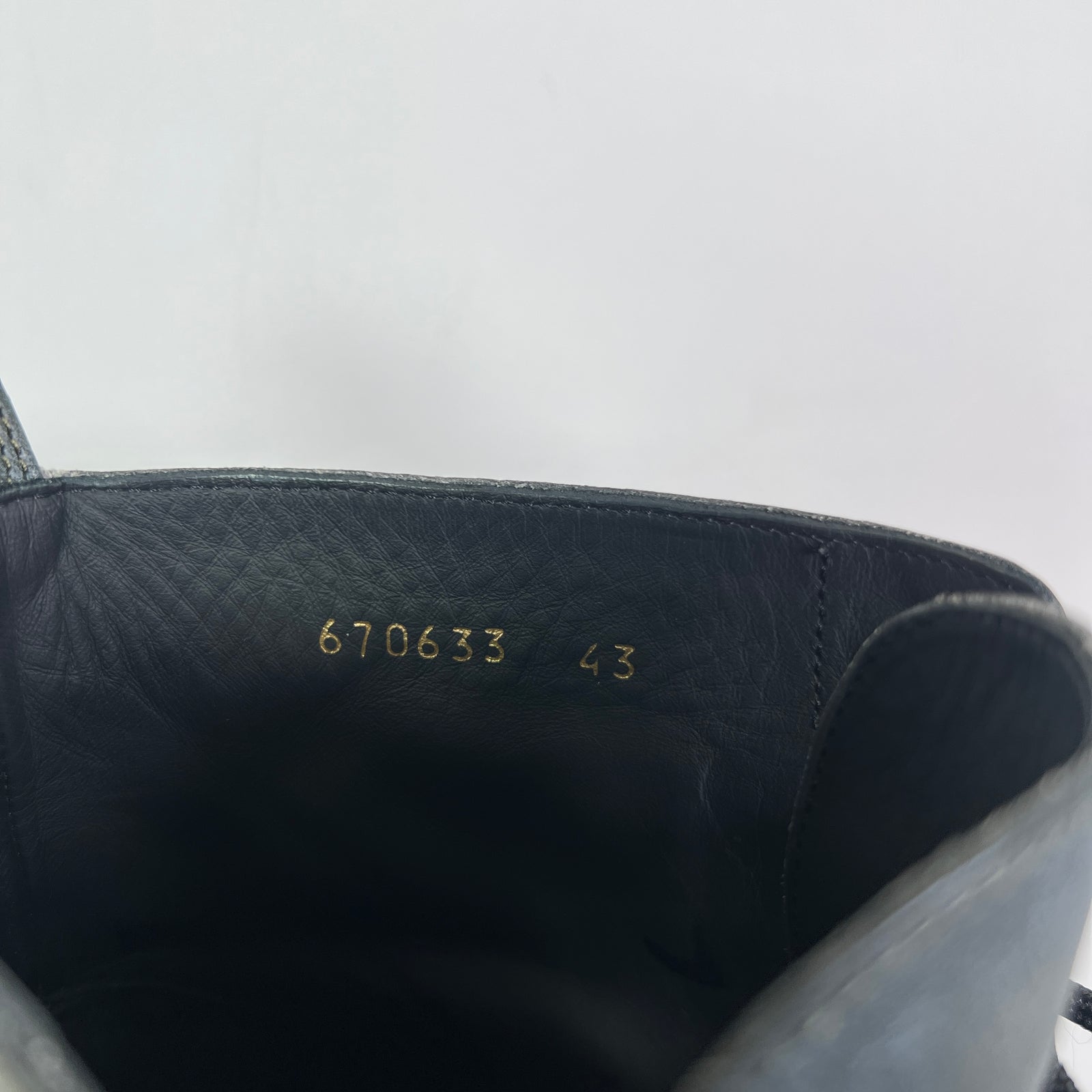 Balenciaga Worn Out Leather Strike Boots