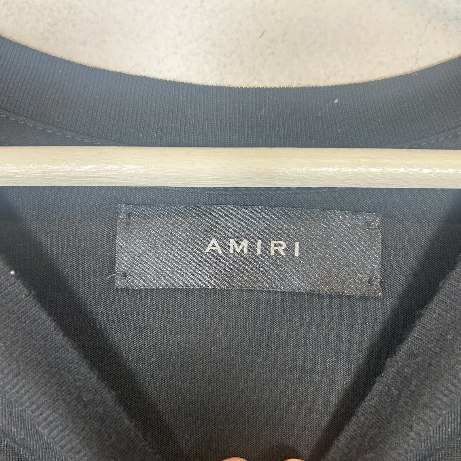 Amiri Black Eagle Logo T-Shirt Size XL
