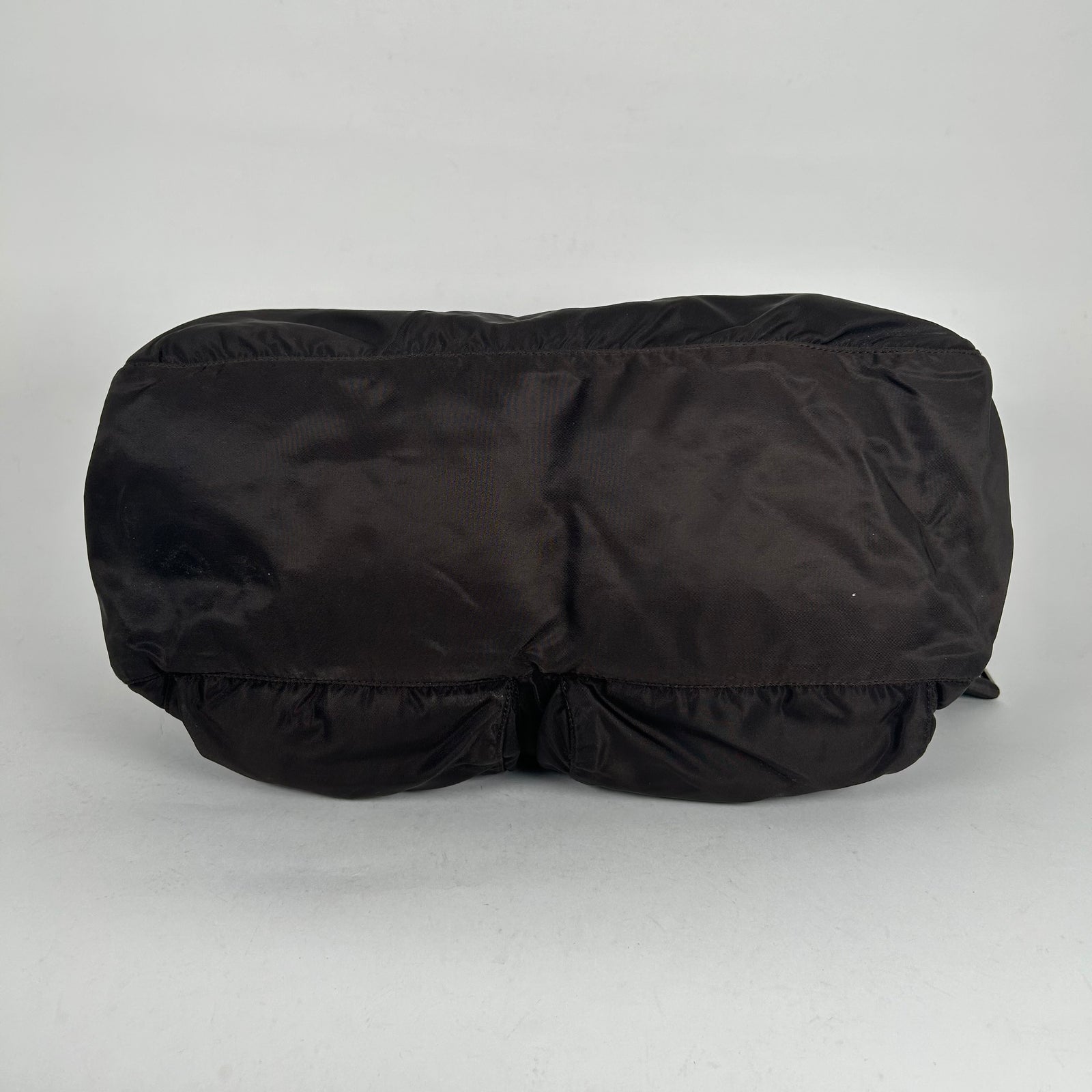 Prada Brown Messenger Buckle Bag