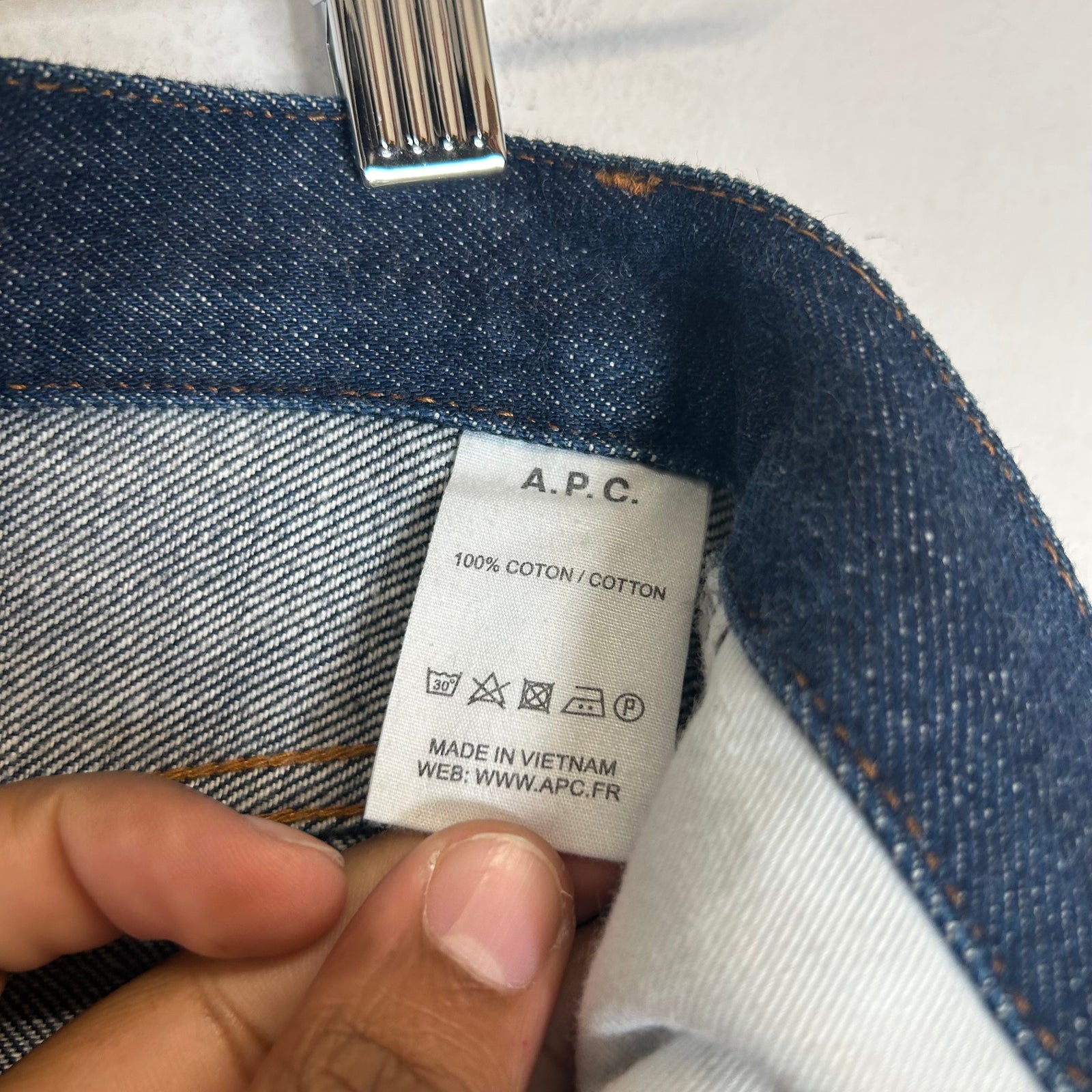 APC Blue Japanese Denim Jeans Size 29