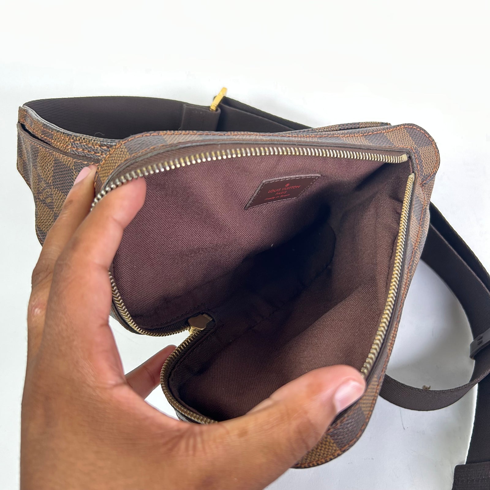 Louis Vuitton Damier Ebene Geronimos Sling Bag