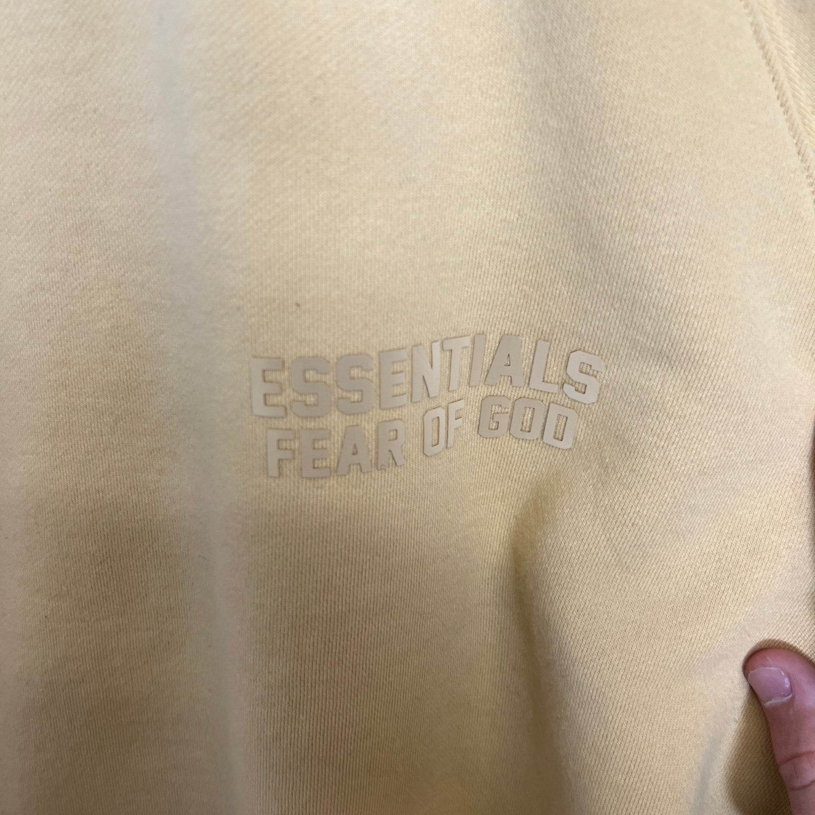 Essentials Yellow Crewneck Size XS