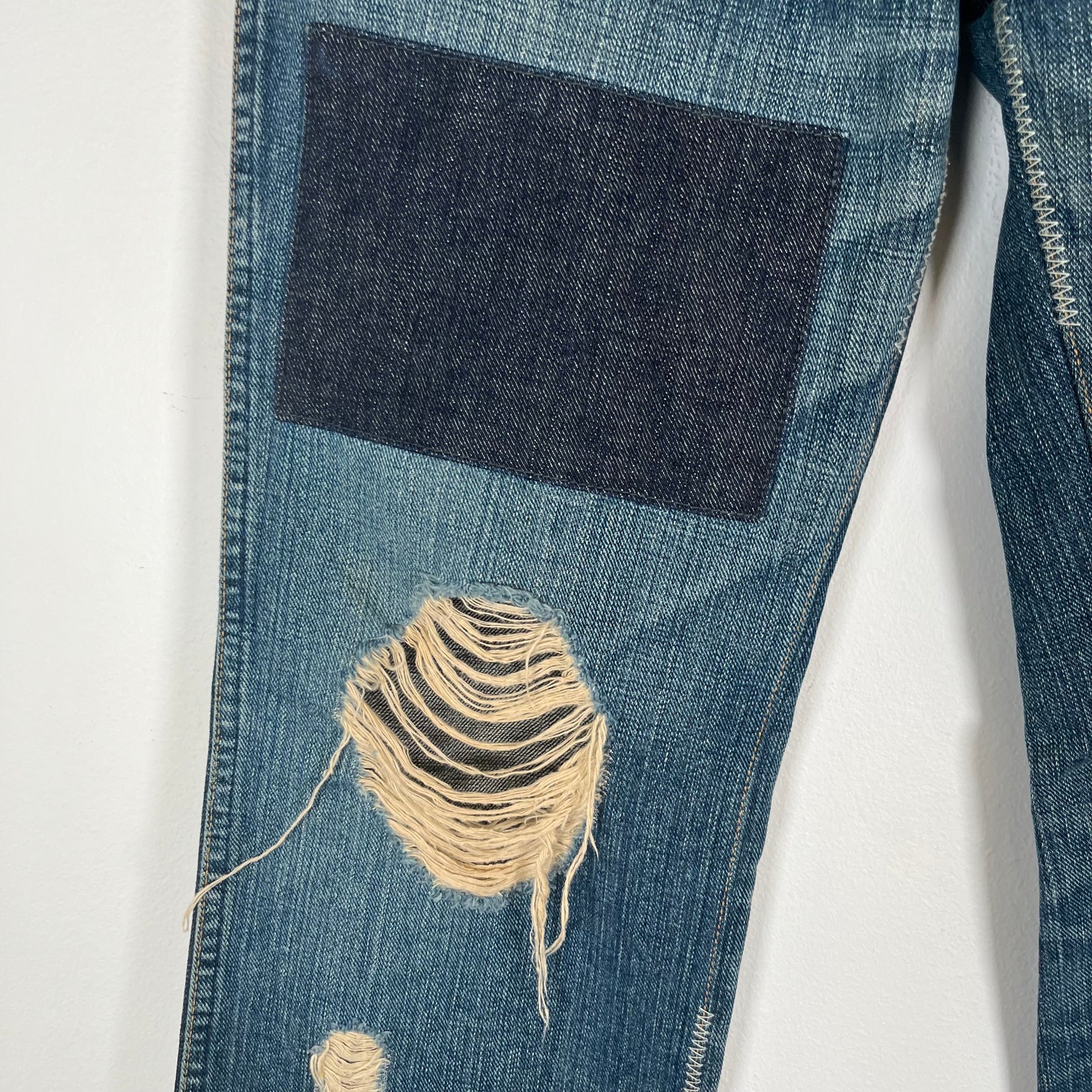 Number (N)ine Kurt Cobain Denim Patch Jeans Size 4