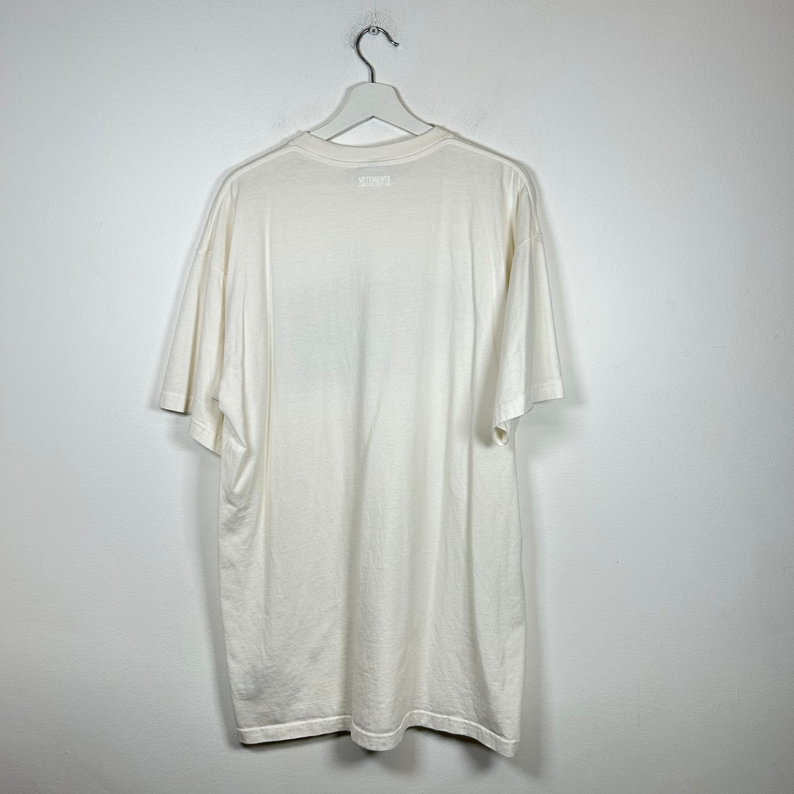 Vetements White Limited Edition Tee Size S
