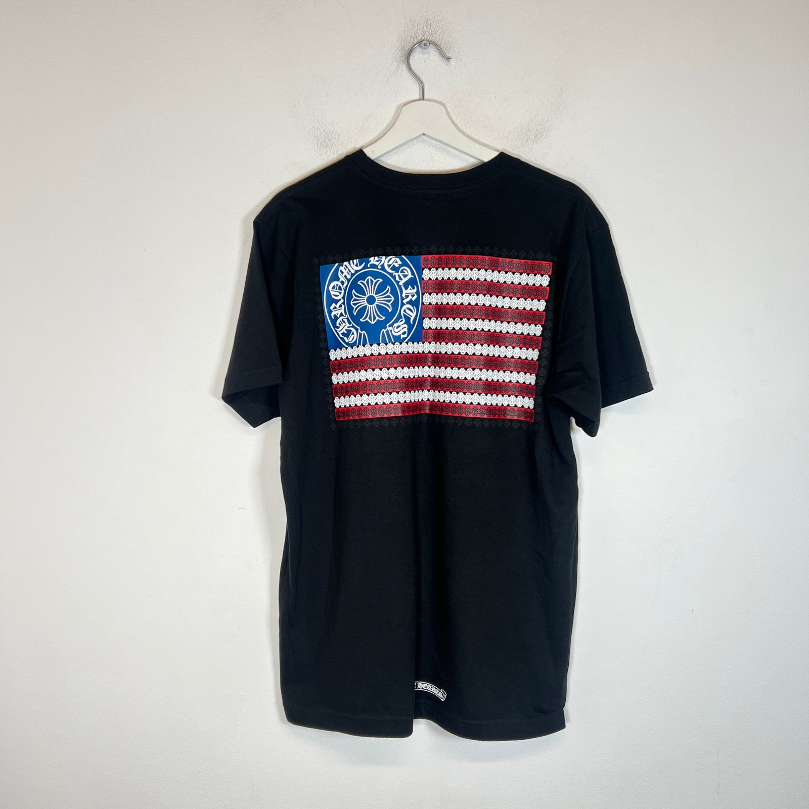 Chrome Hearts Black American Flag Dagger T-Shirt Size L