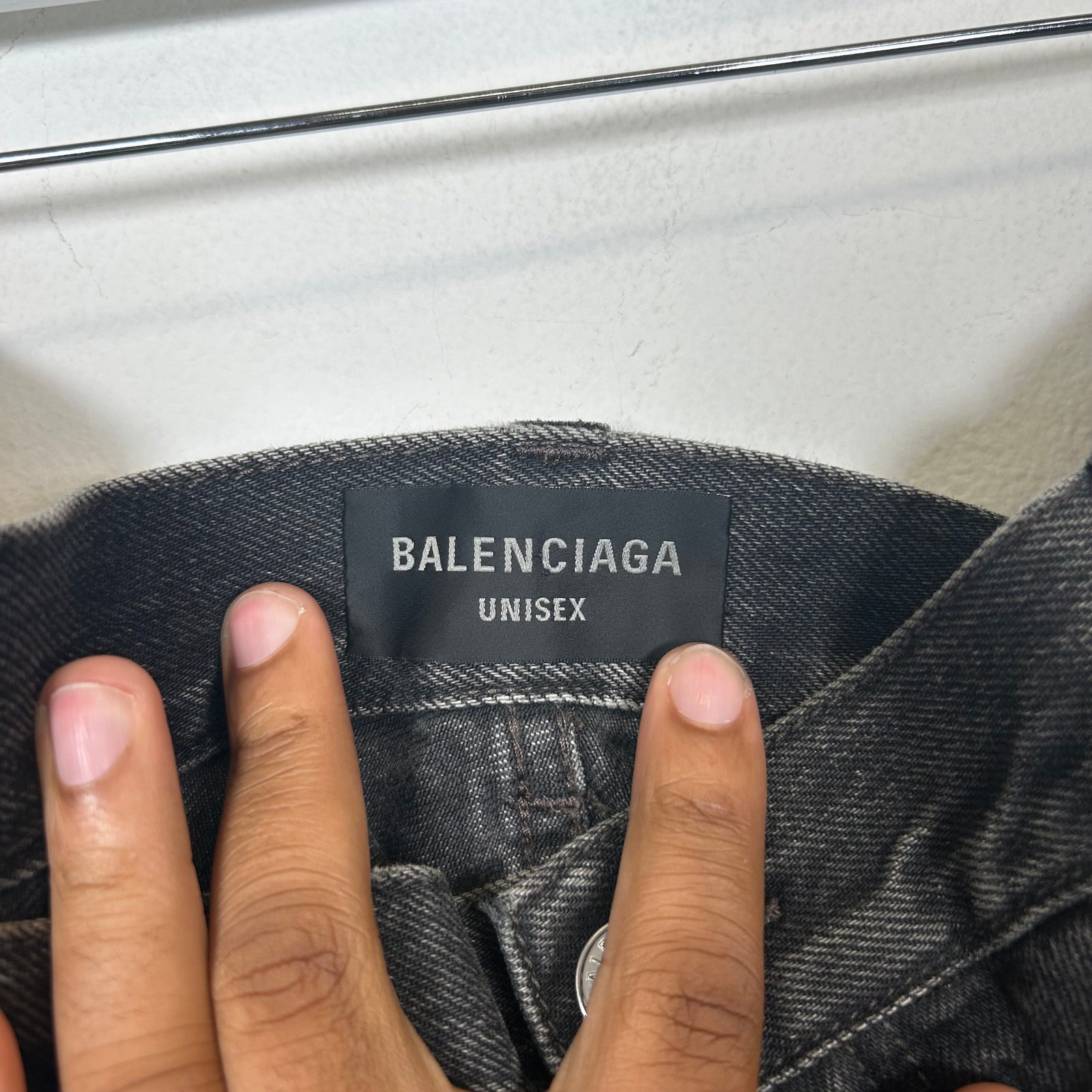 Balenciaga Destroyed Denim Shorts Size L