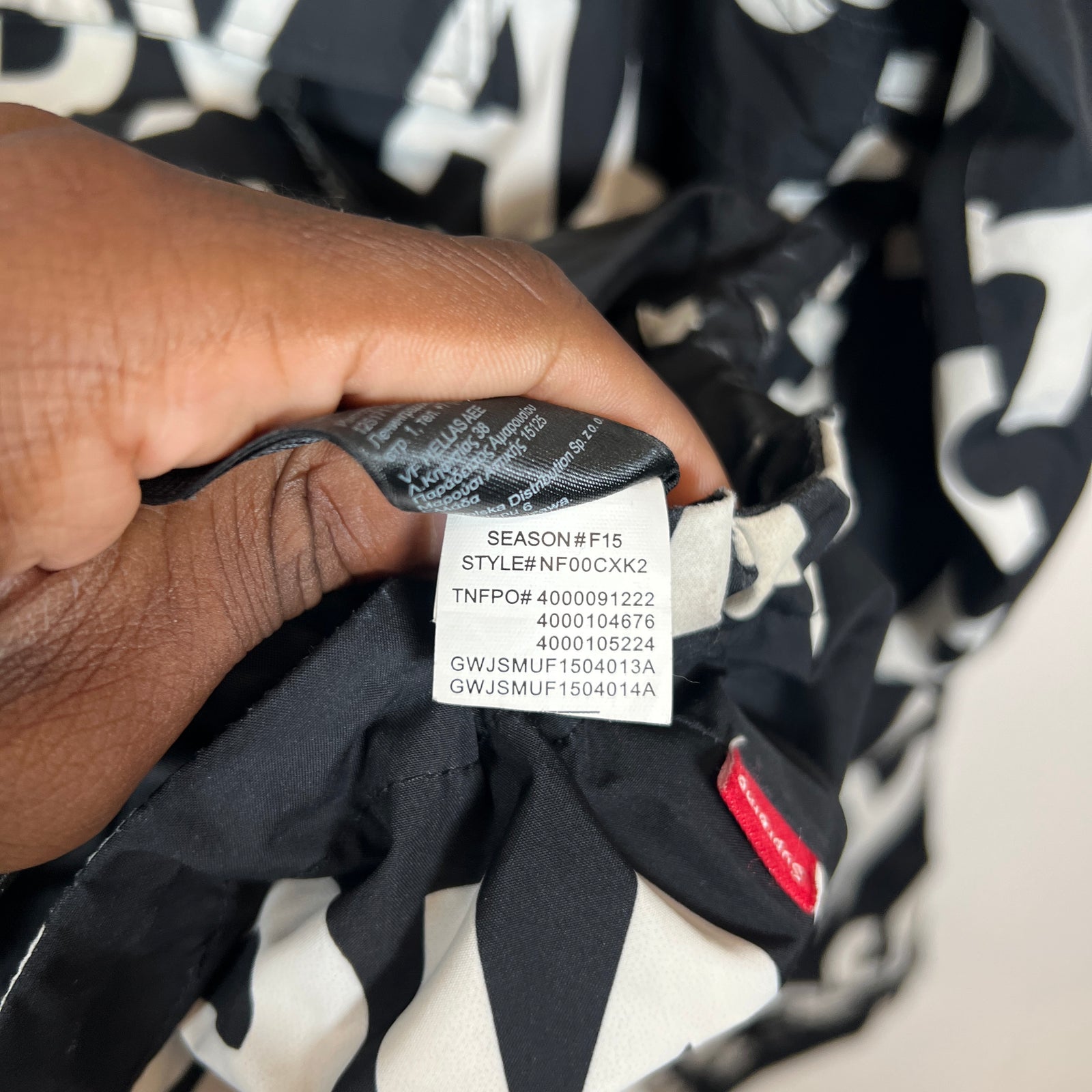 Supreme x The North Face Black By Any Means Necessary Mountain Jacket Size XL