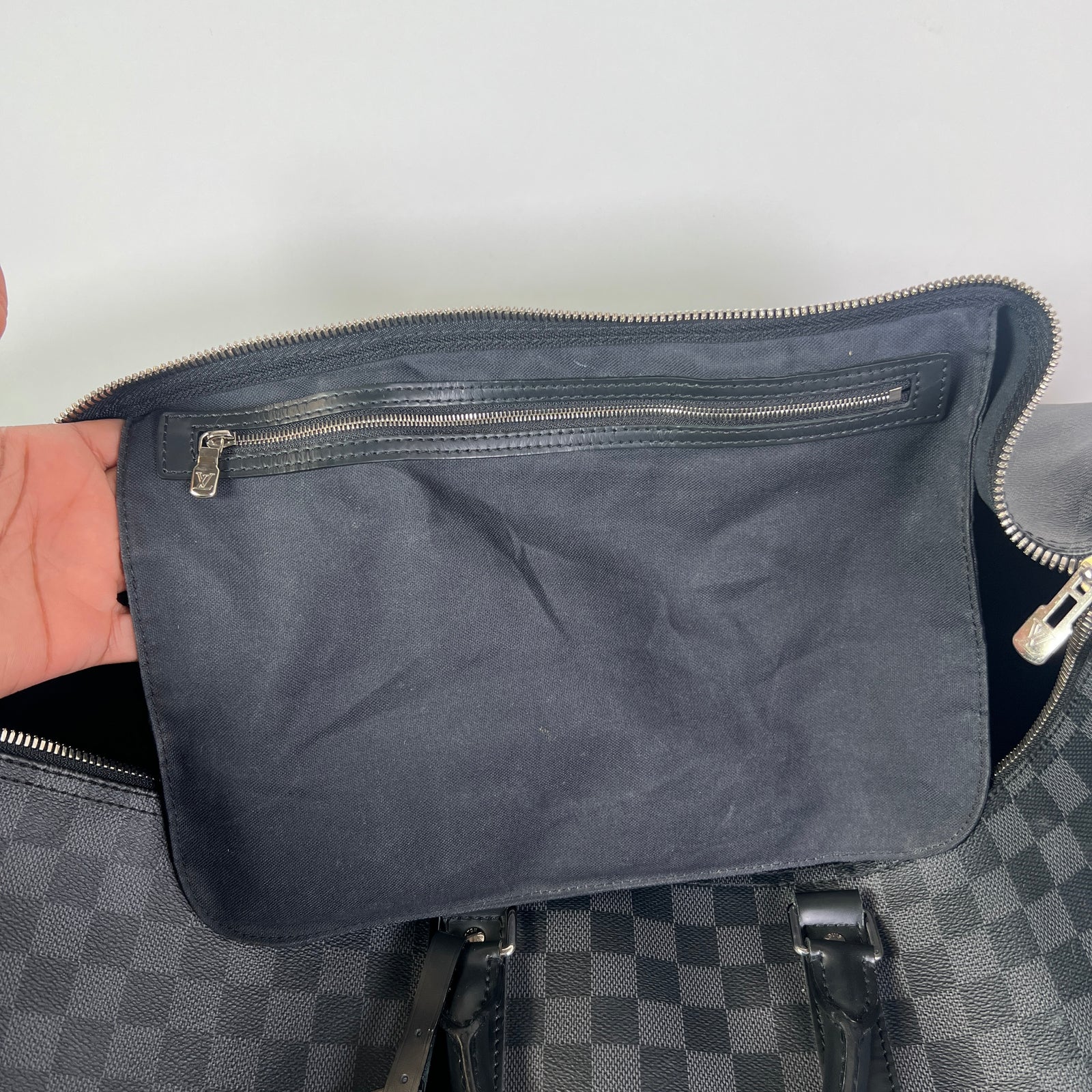 Louis Vuitton Damier Graphite Keepall Bandouliere 55