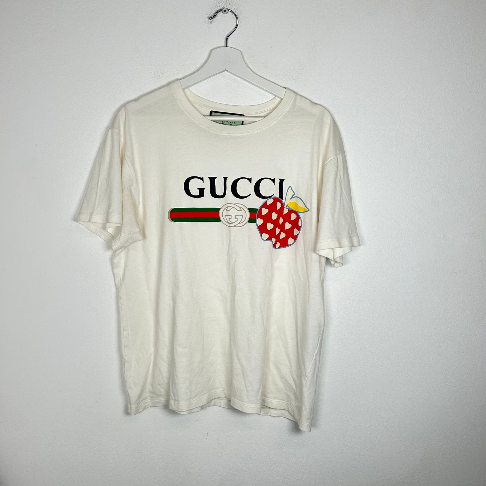 Gucci White Valentines Day Tee Size M