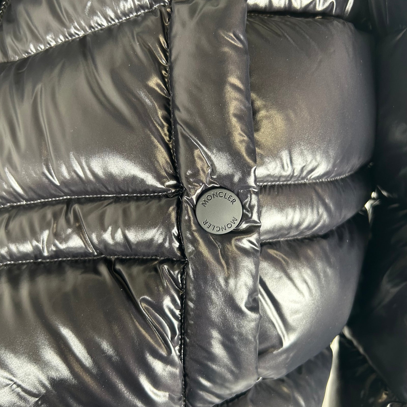 Moncler Black Clair Giubbotto Puffer Jacket Size 4
