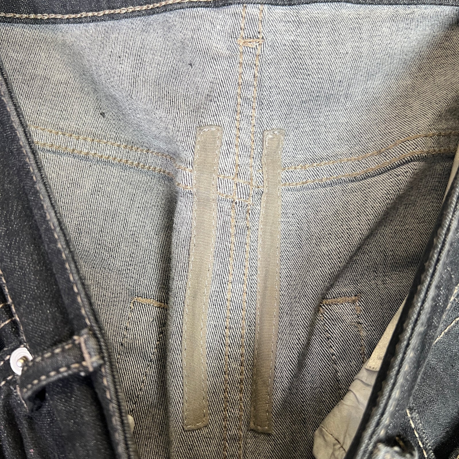 Rick Owens DRKSHDW FW20 Bruise Detroit Cut Denim Jeans