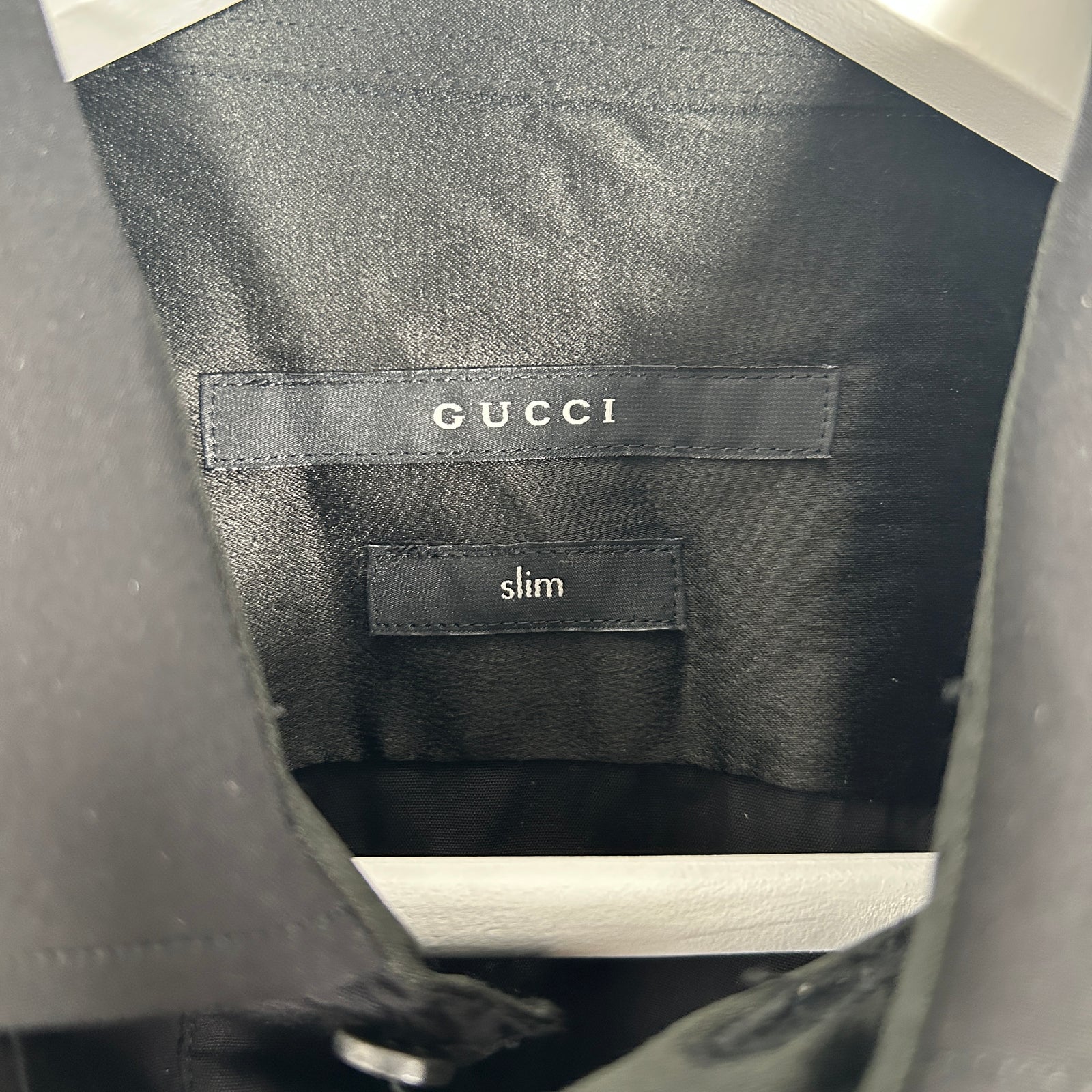 Gucci Tuxedo Pleated Dress Shirt Size M