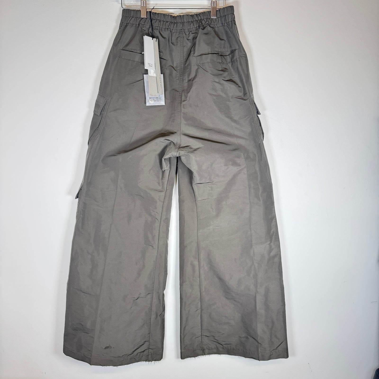 Rick Owens Grey Mainline Jumbo Bela Cargos Size 46