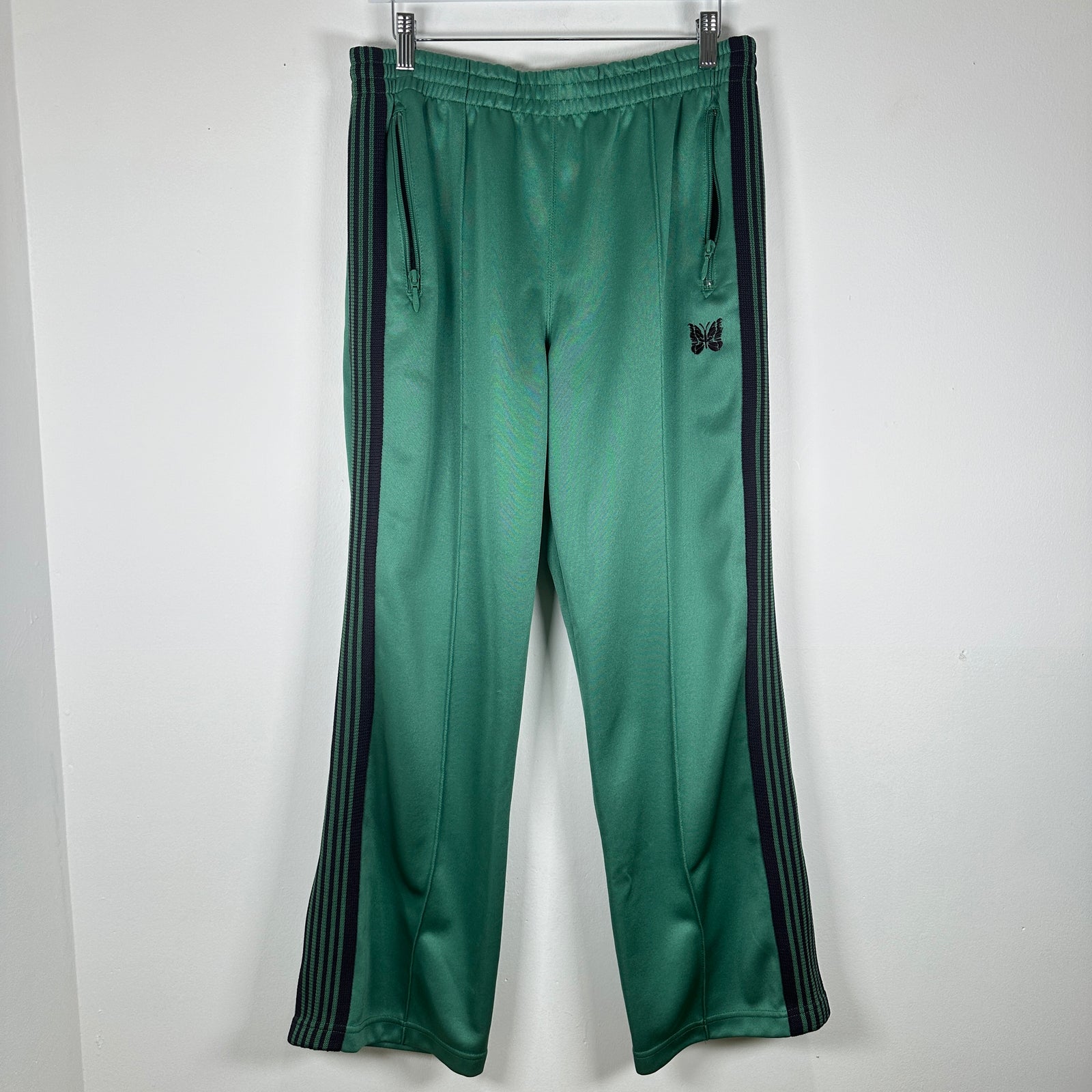Needles Green/Black Track Pants Size Medium