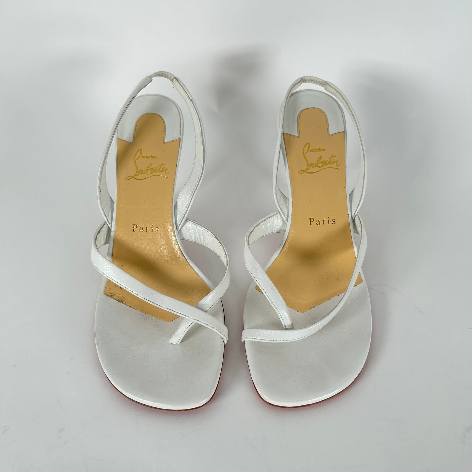 Christian Louboutin Kid Taralita 85 Thong Sandals Size 39.5