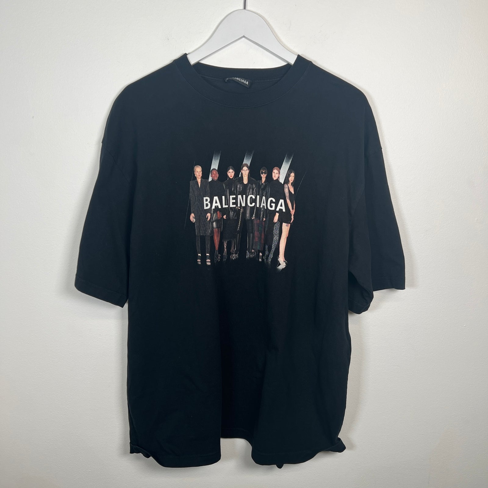 Balenciaga Portrait Logo T-Shirt Size M