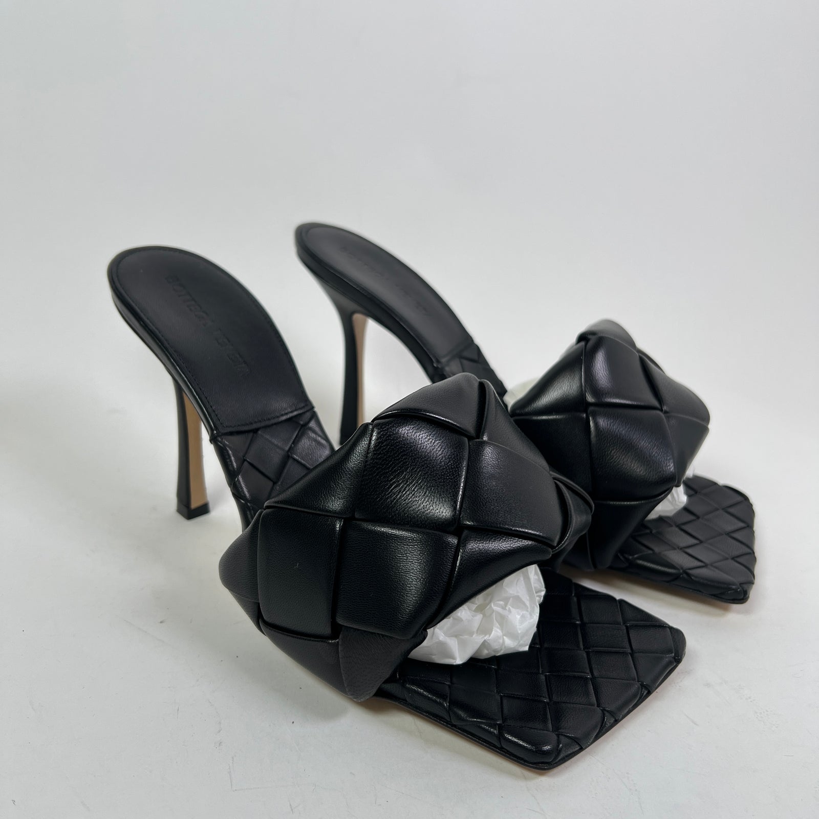 Bottega Veneta Lido Intrecciato Leather Mules