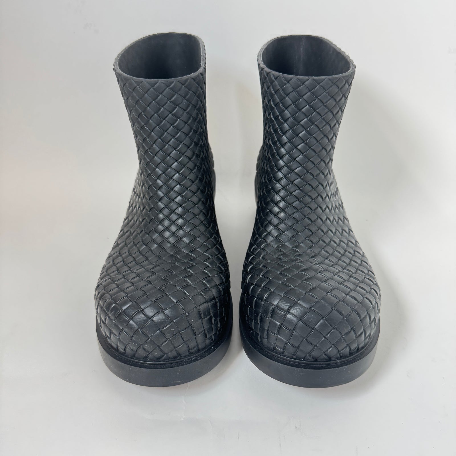 Bottega Veneta Black Fireman Ankle Boot Size 44