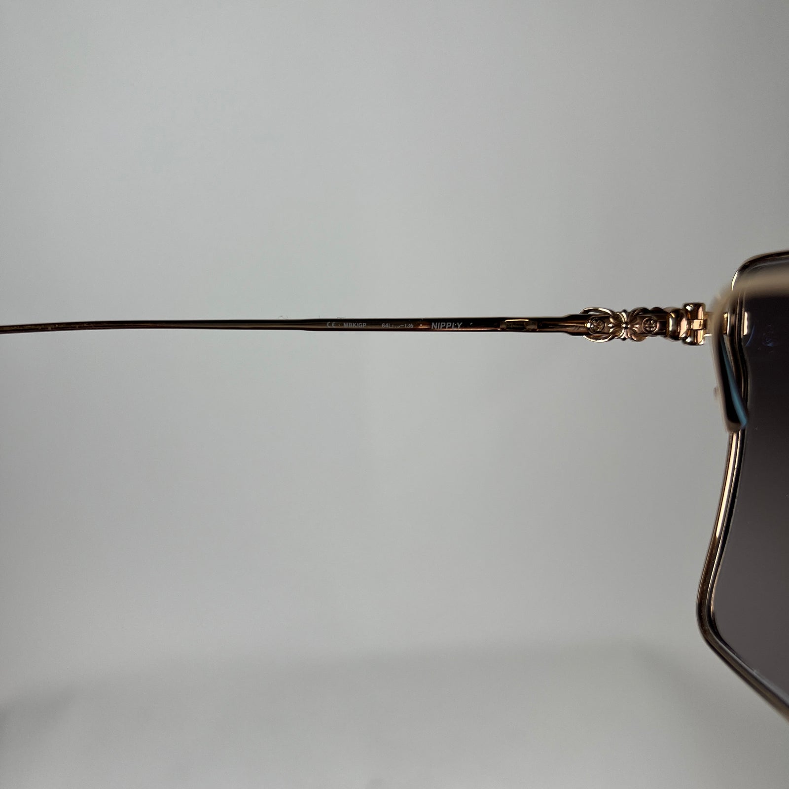 Chrome Hearts Gold ‘Nipply’ Aviator Sunglasses