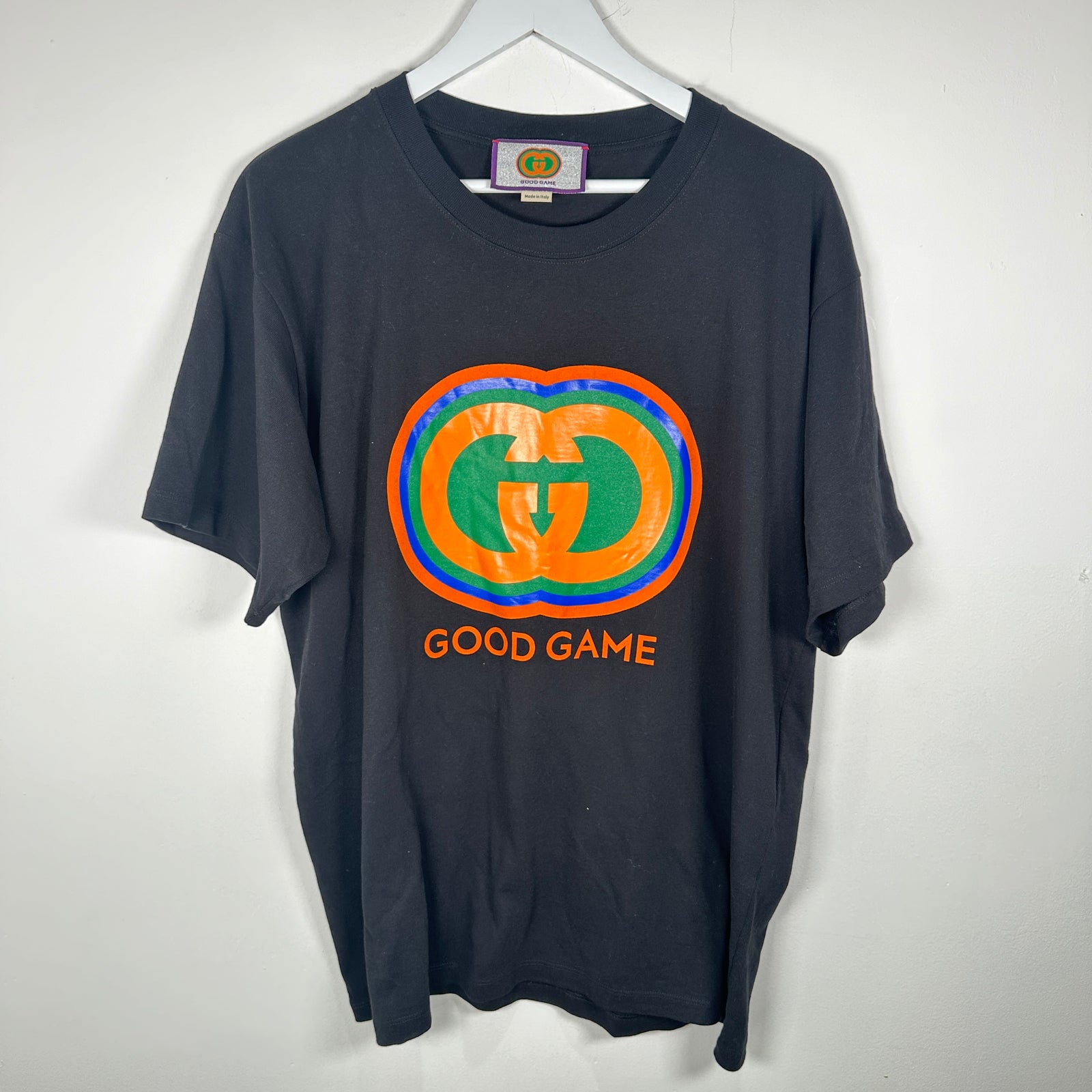 Gucci 'Good Game' GG Graphic T-Shirt Size L