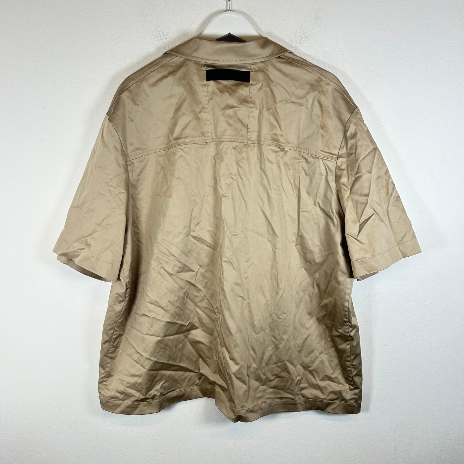 1017 Alyx 9SM Khaki Curved Pocket SS Button-Up Shirt Size L