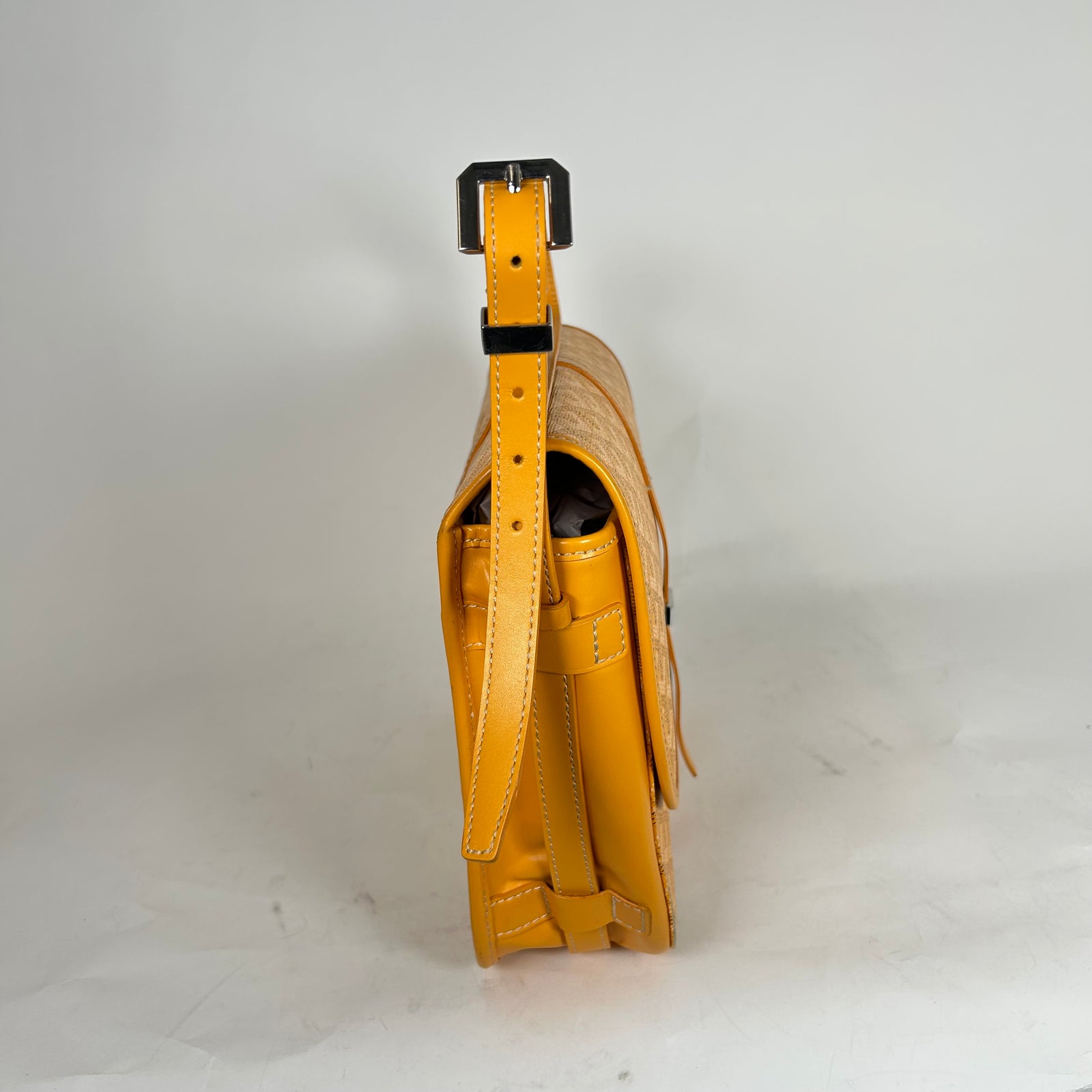 Goyard Yellow Belvedere PM Shoulder Bag