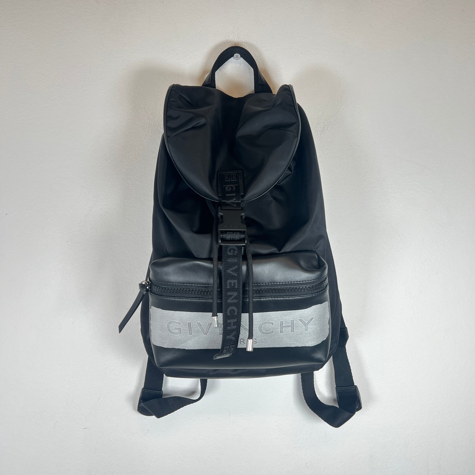 Givenchy Black Light3 Nylon Backpack